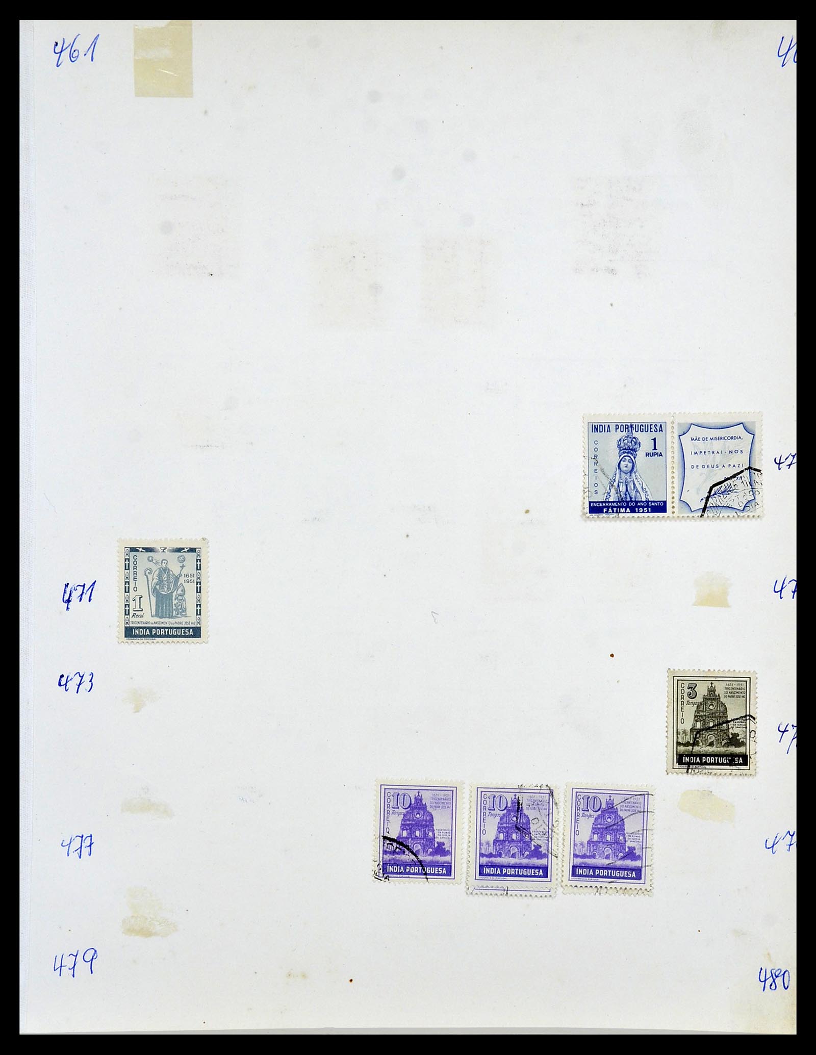 34305 253 - Postzegelverzameling 34305 Portugese koloniën 1870-1970.