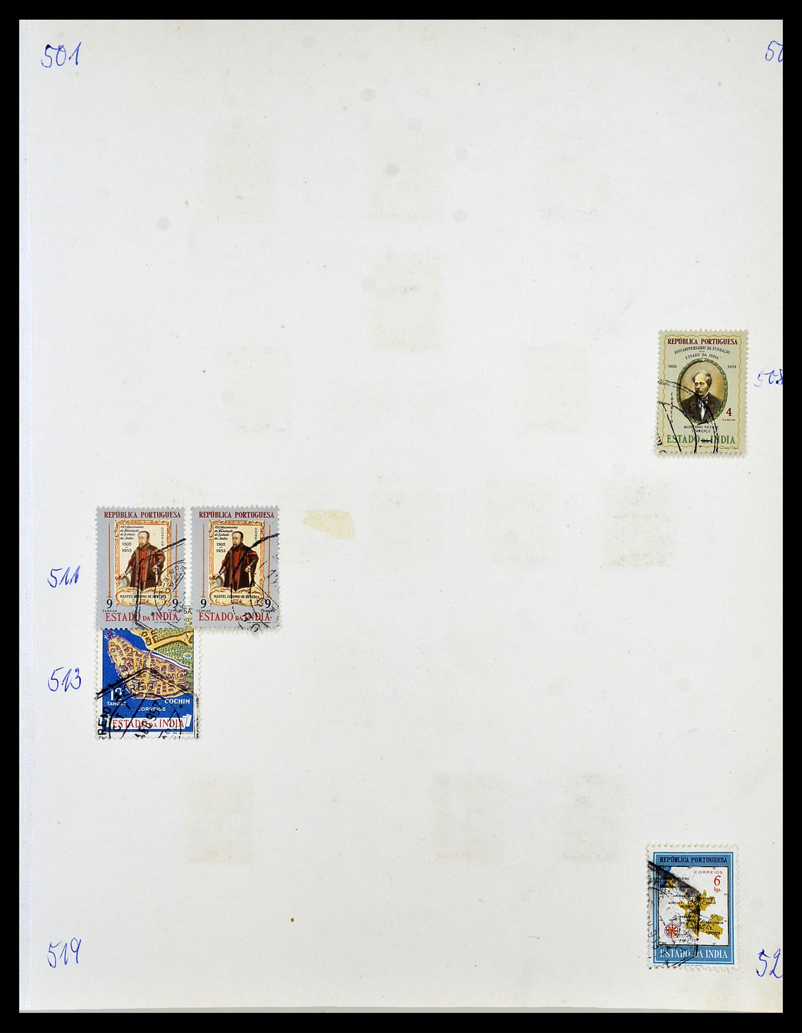 34305 255 - Postzegelverzameling 34305 Portugese koloniën 1870-1970.