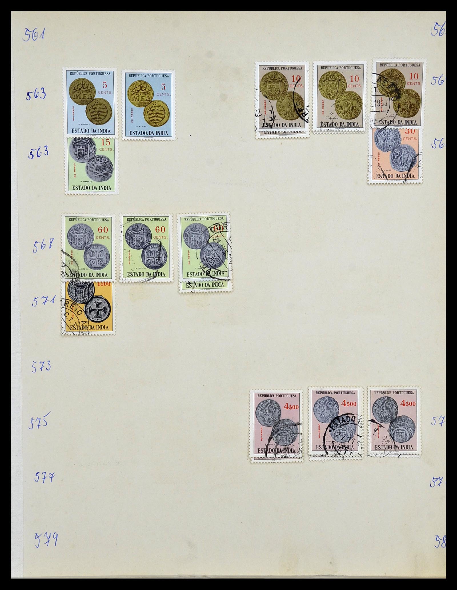 34305 257 - Postzegelverzameling 34305 Portugese koloniën 1870-1970.