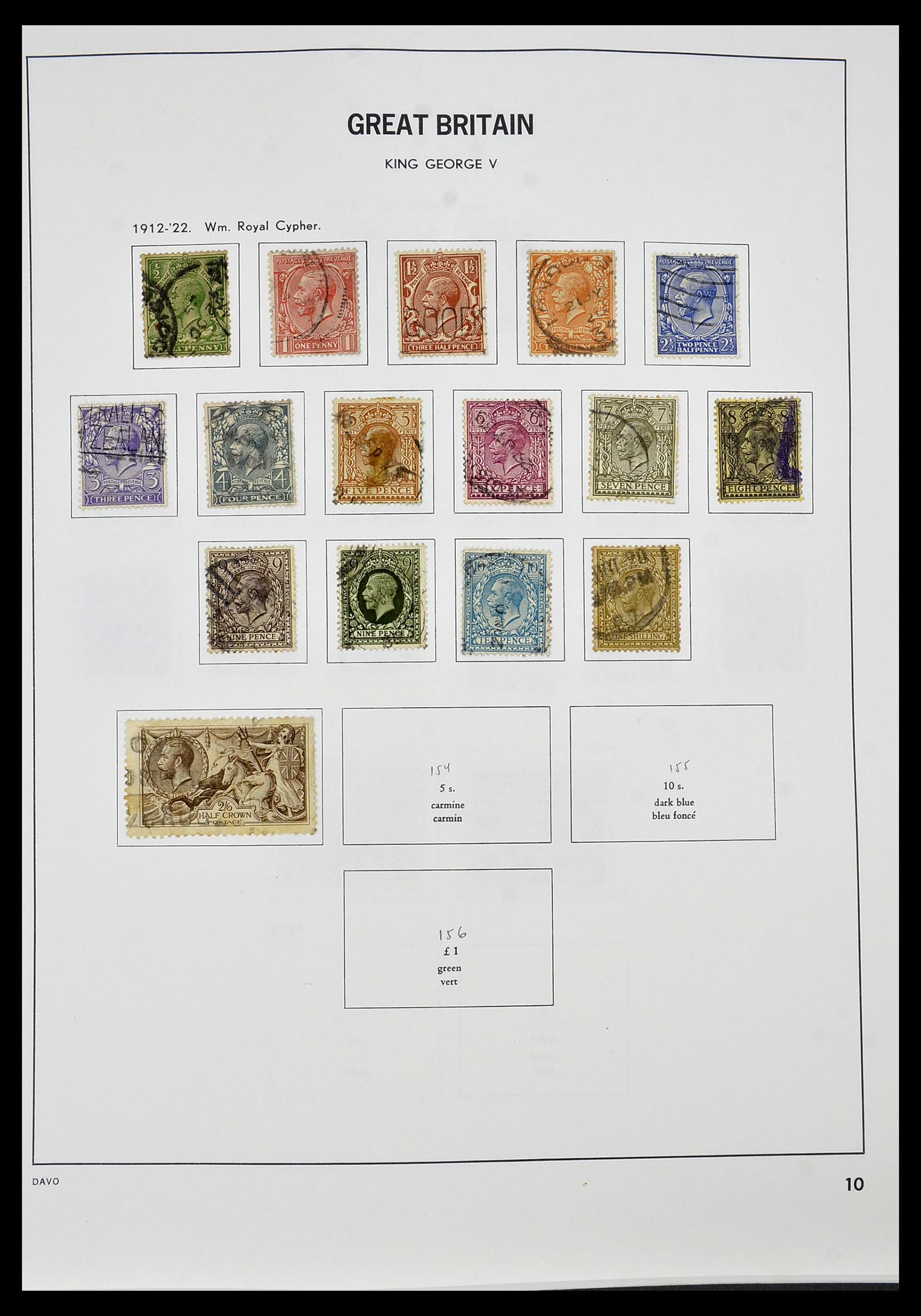 34306 010 - Postzegelverzameling 34306 Engeland 1841-1995.