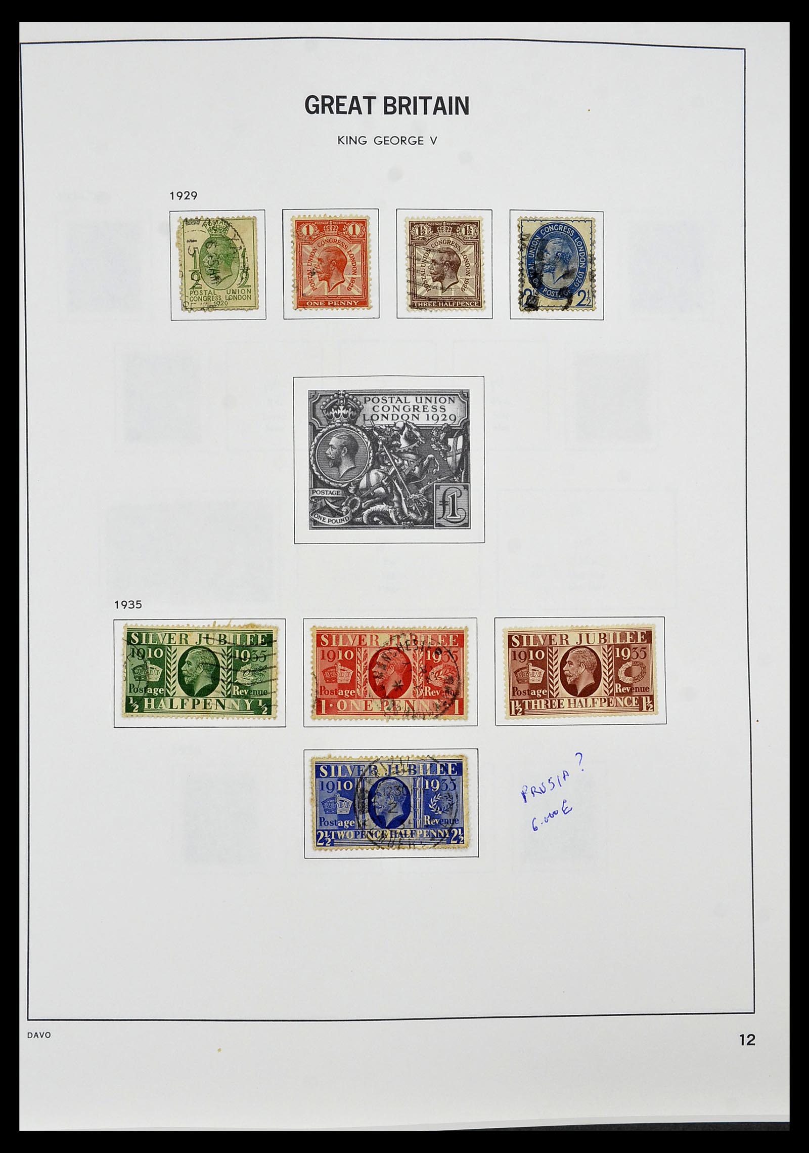 34306 013 - Postzegelverzameling 34306 Engeland 1841-1995.