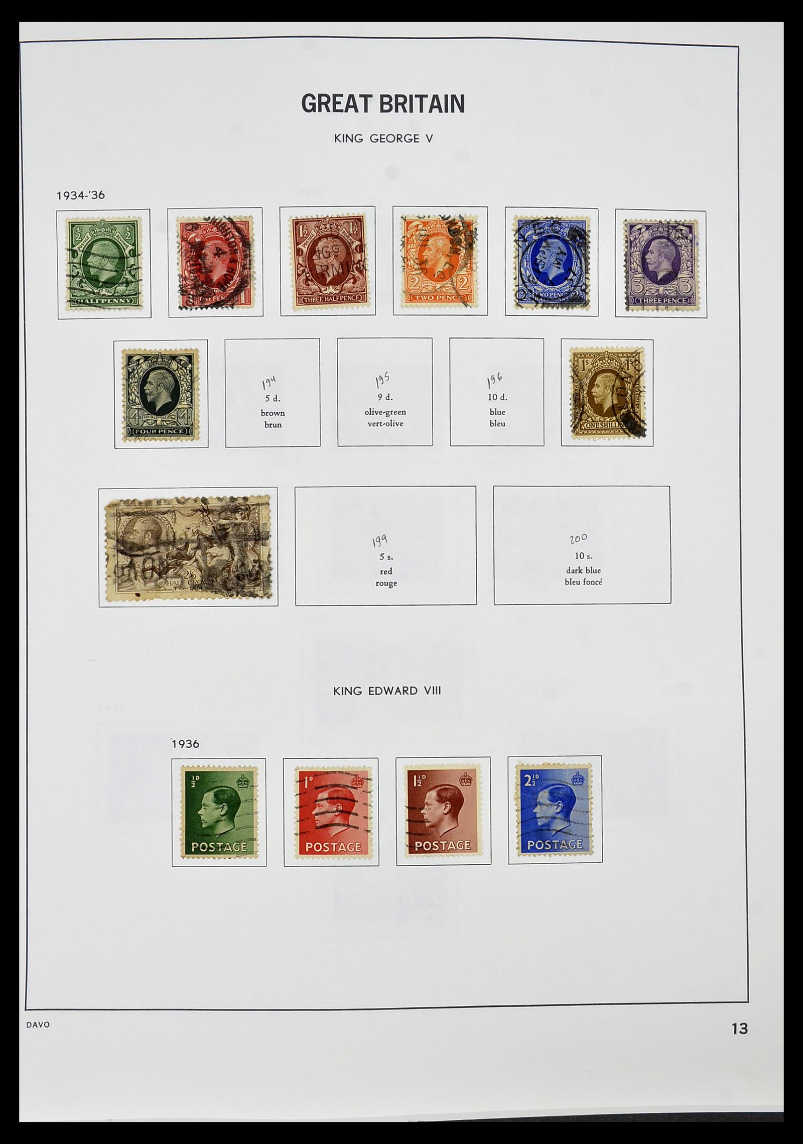 34306 014 - Postzegelverzameling 34306 Engeland 1841-1995.