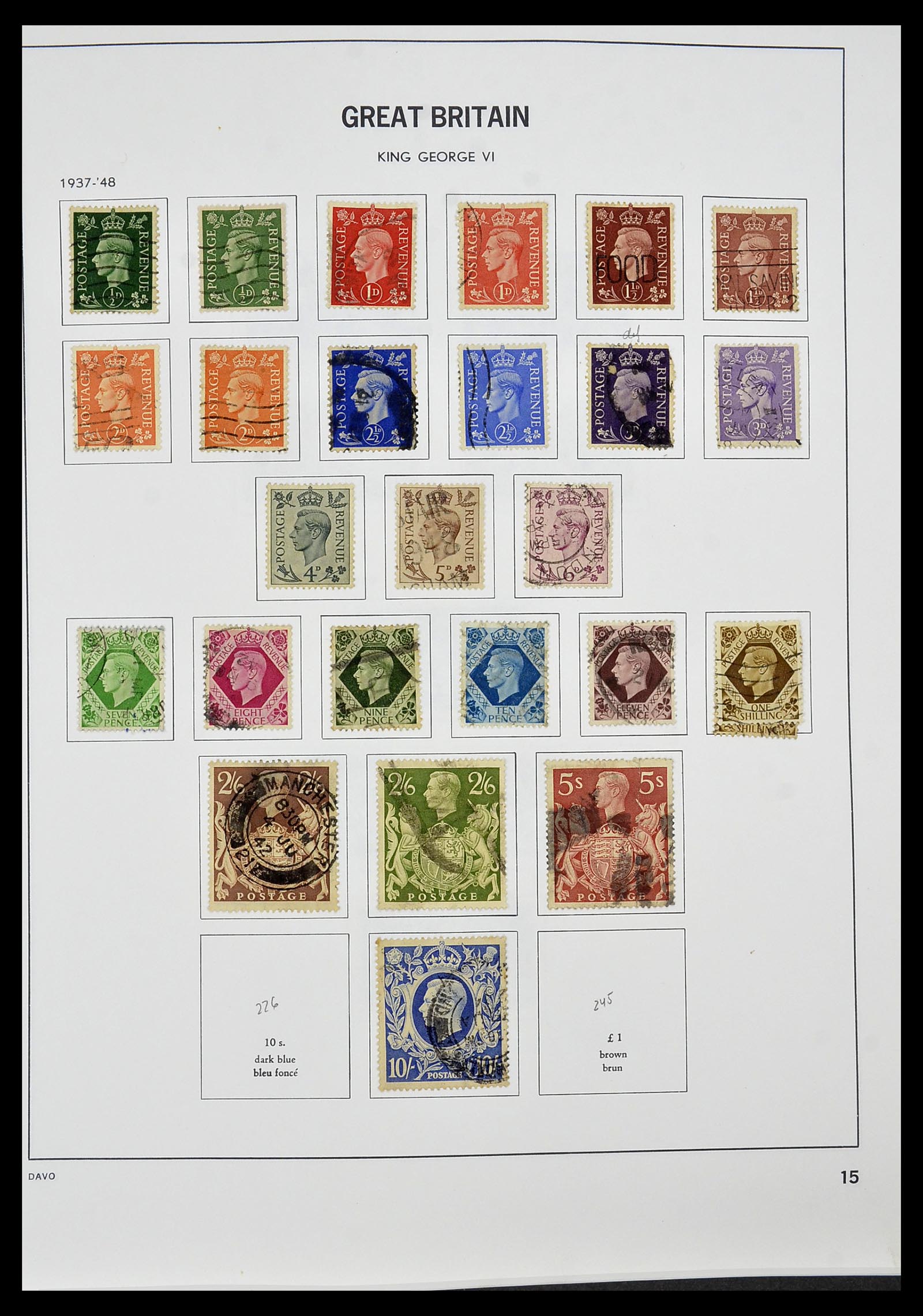 34306 016 - Postzegelverzameling 34306 Engeland 1841-1995.