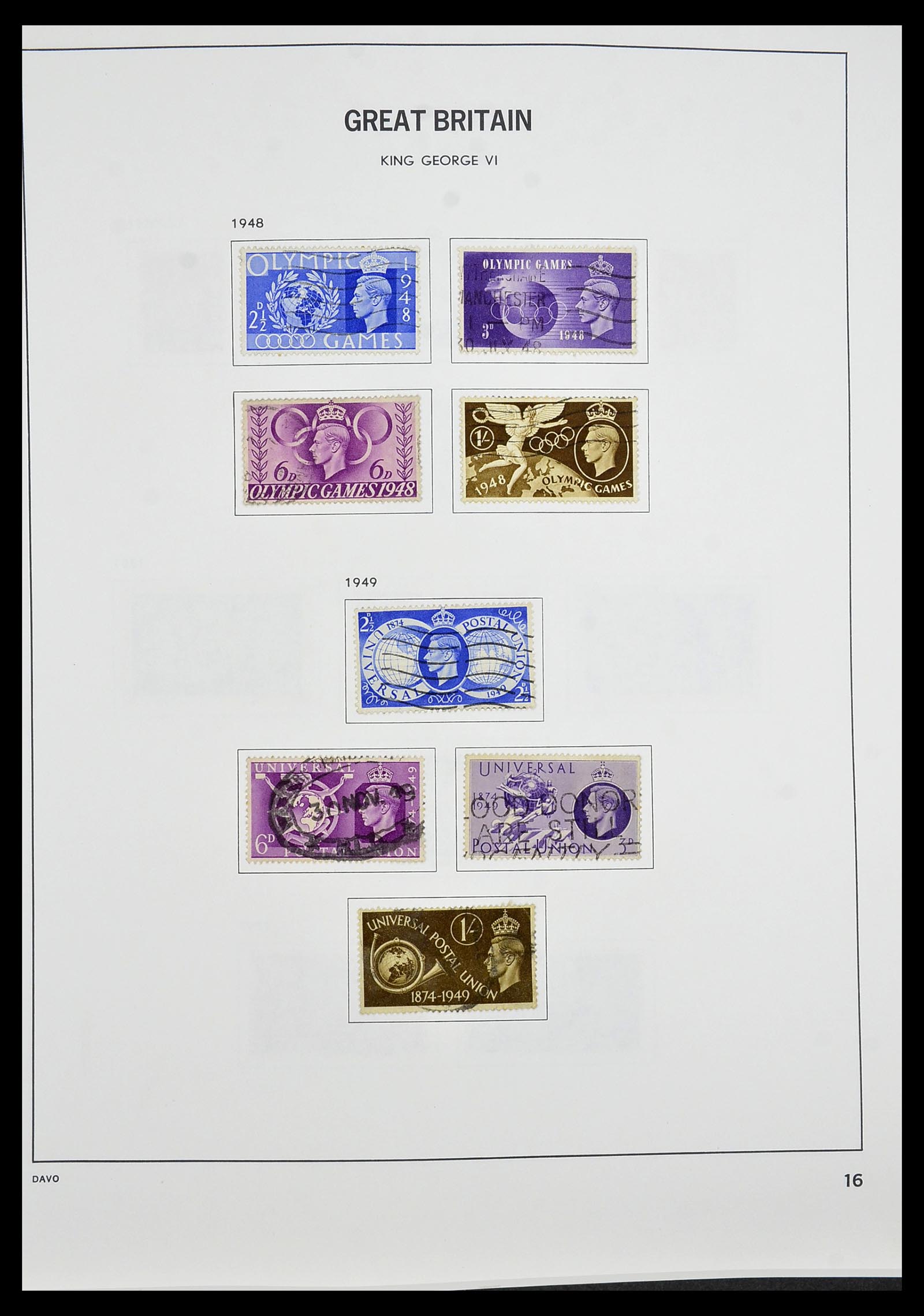 34306 017 - Postzegelverzameling 34306 Engeland 1841-1995.