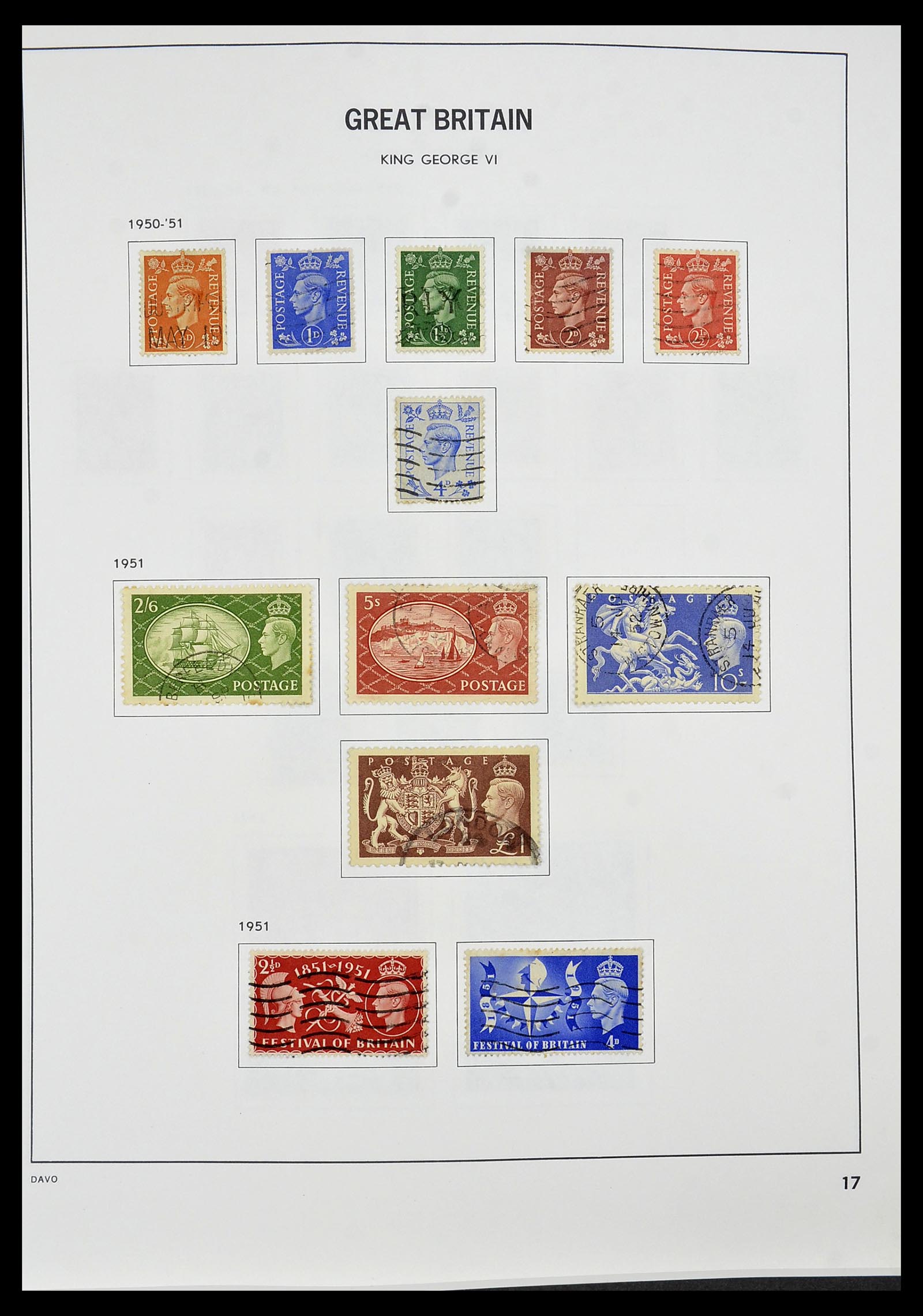 34306 018 - Postzegelverzameling 34306 Engeland 1841-1995.