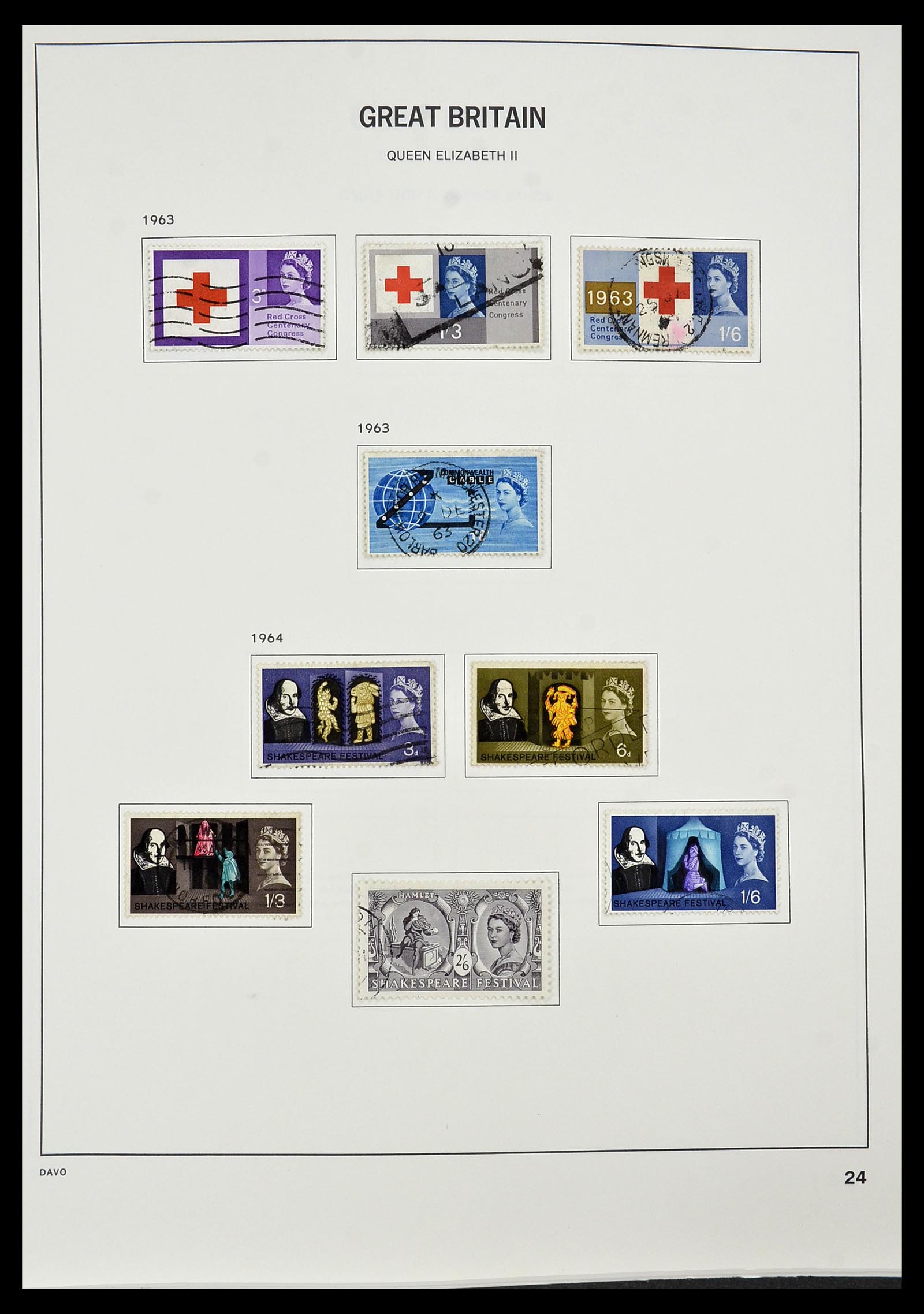 34306 028 - Postzegelverzameling 34306 Engeland 1841-1995.
