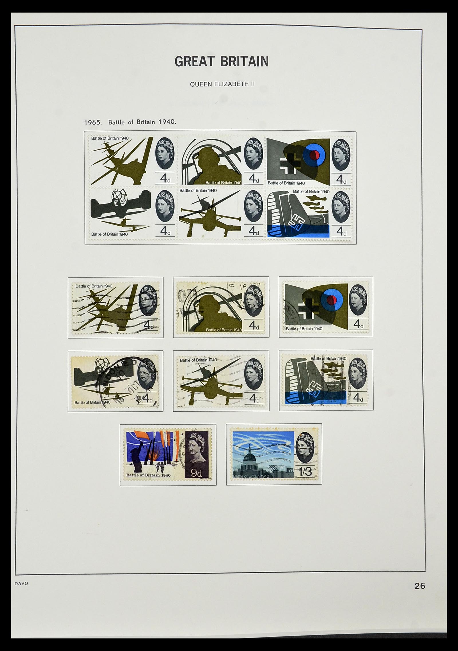 34306 031 - Postzegelverzameling 34306 Engeland 1841-1995.