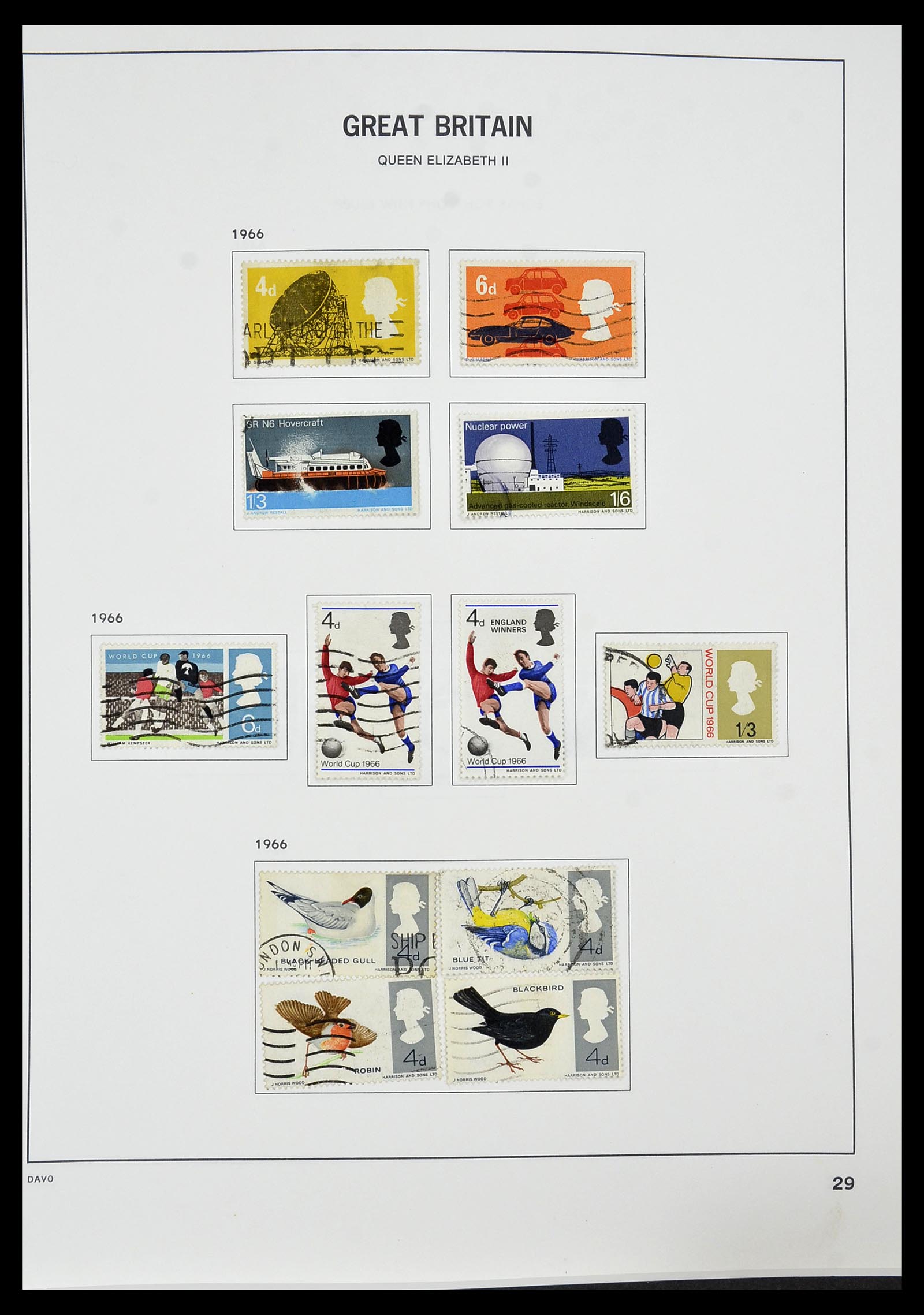 34306 037 - Postzegelverzameling 34306 Engeland 1841-1995.