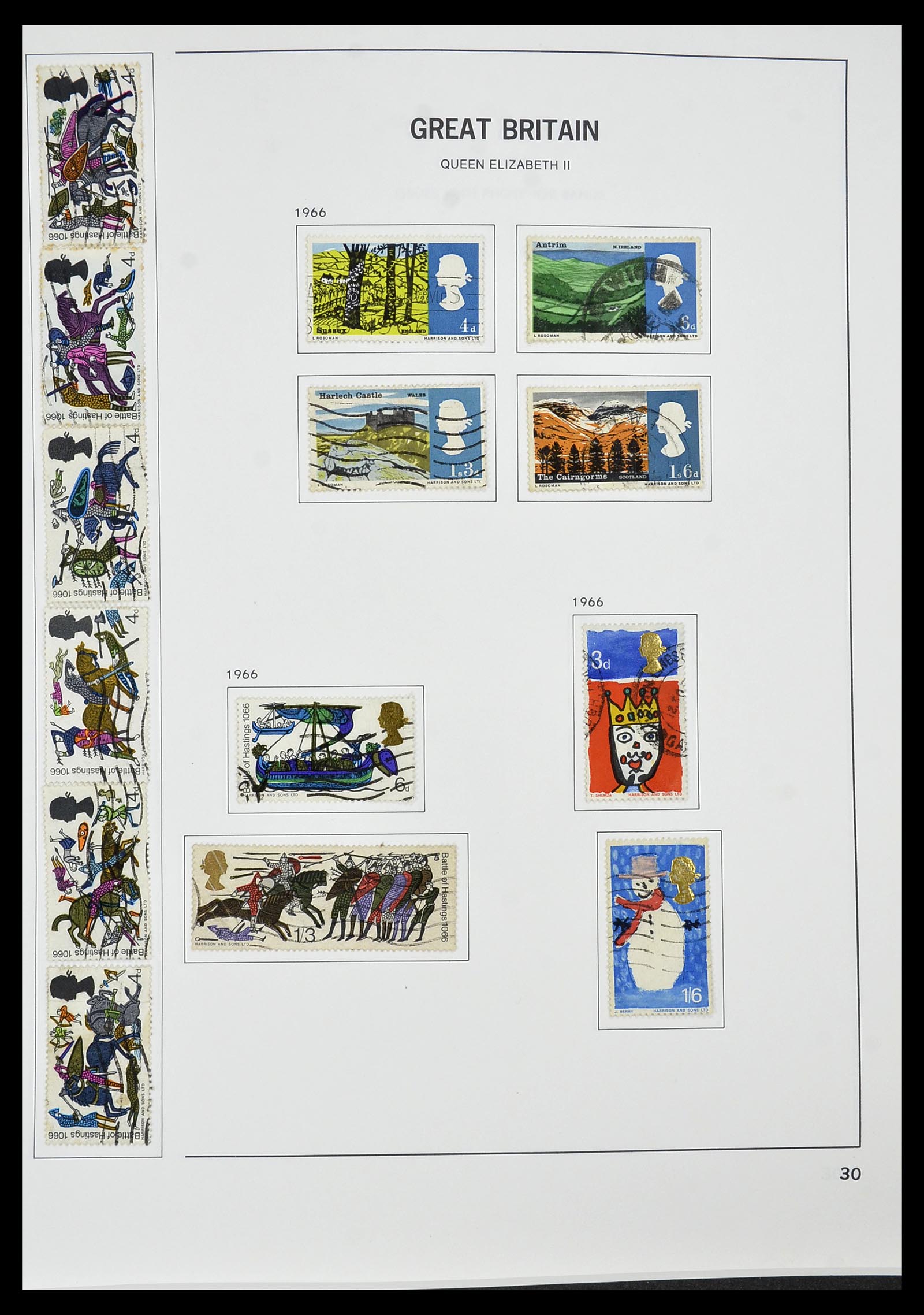 34306 038 - Postzegelverzameling 34306 Engeland 1841-1995.