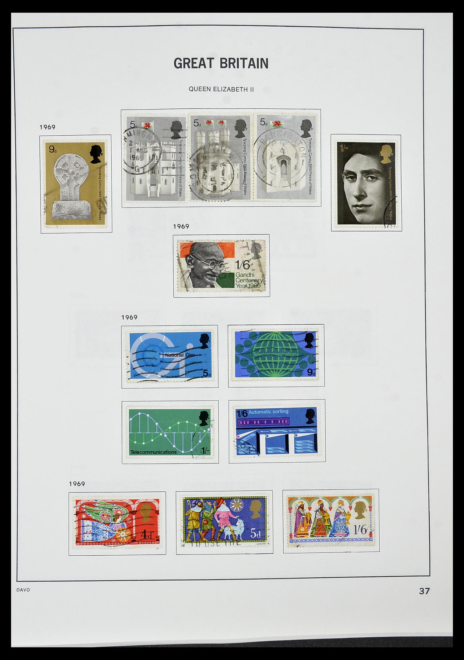 34306 045 - Postzegelverzameling 34306 Engeland 1841-1995.