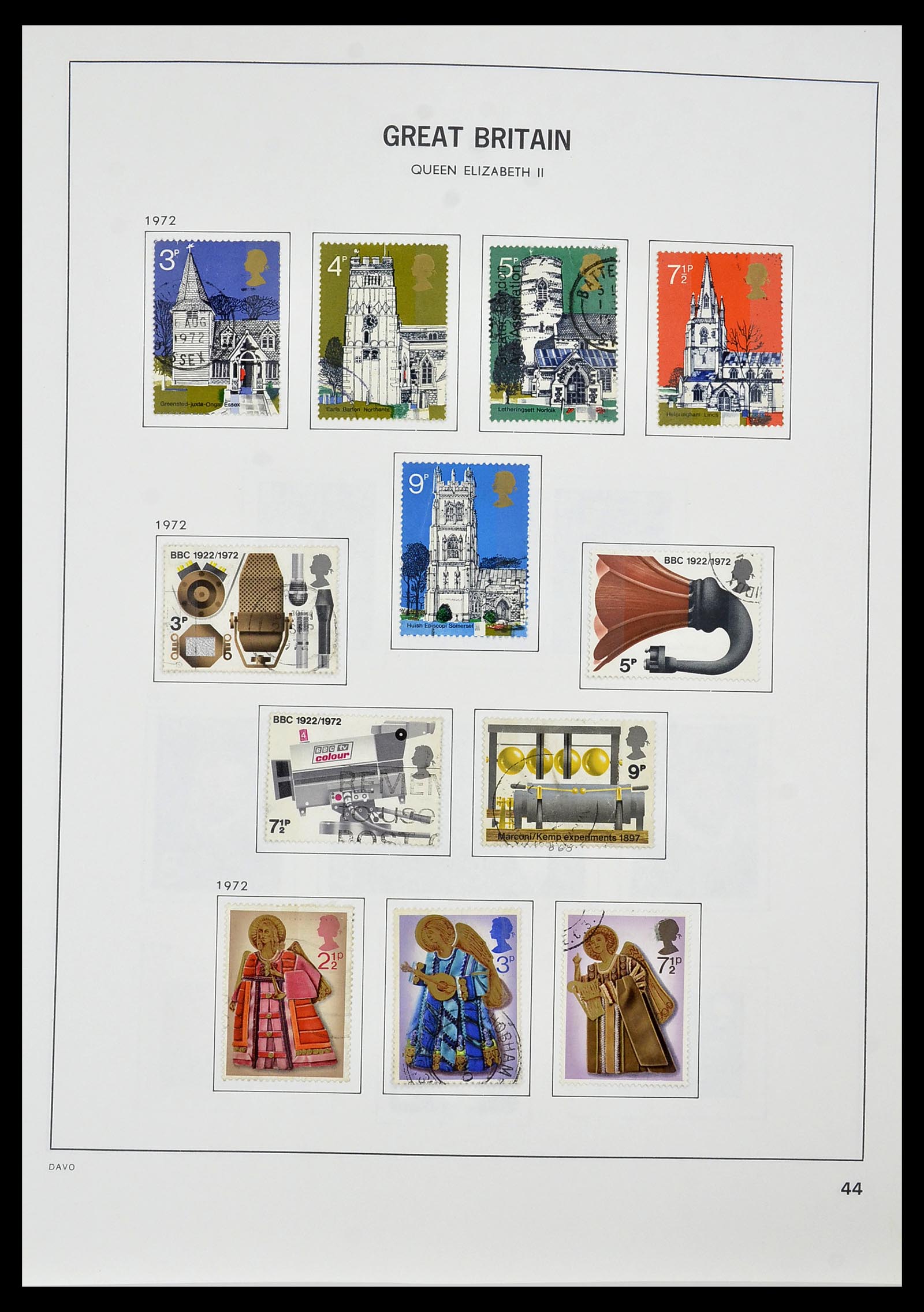 34306 053 - Postzegelverzameling 34306 Engeland 1841-1995.
