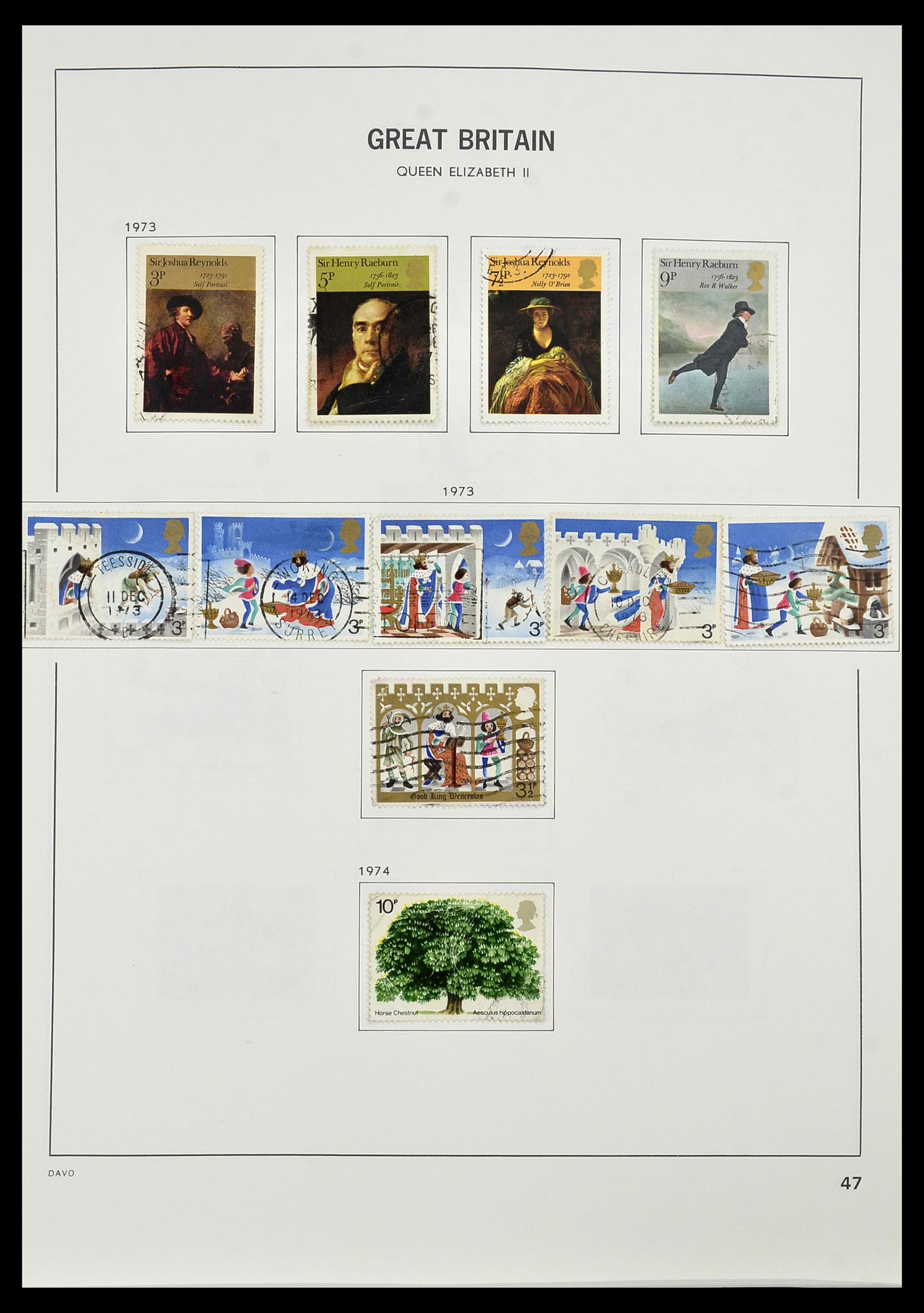 34306 056 - Postzegelverzameling 34306 Engeland 1841-1995.
