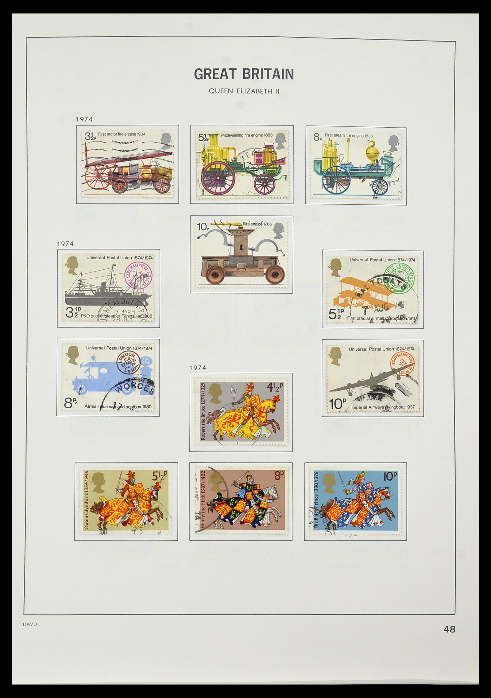 34306 057 - Postzegelverzameling 34306 Engeland 1841-1995.