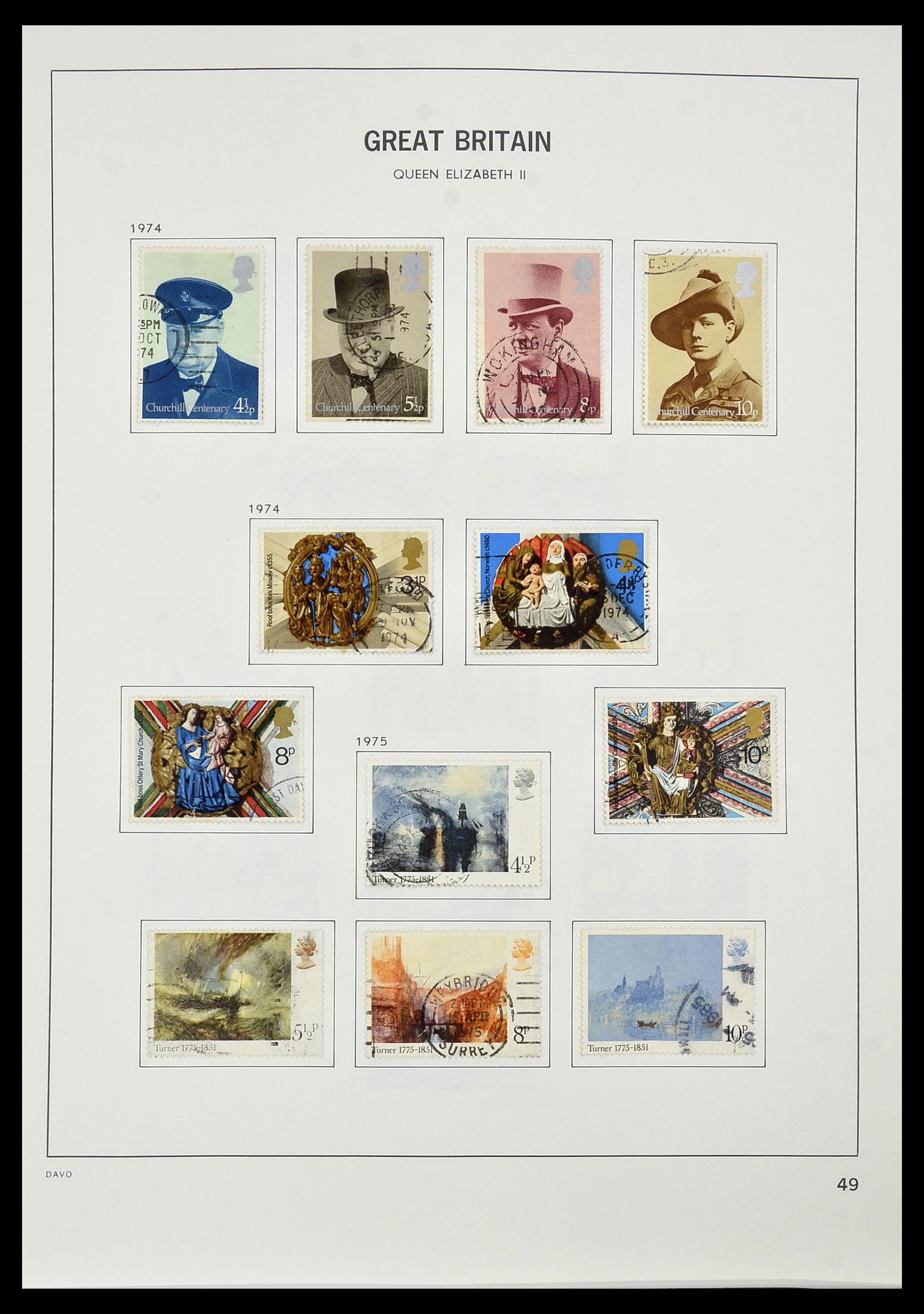 34306 058 - Stamp collection 34306 Great Britain 1841-1995.