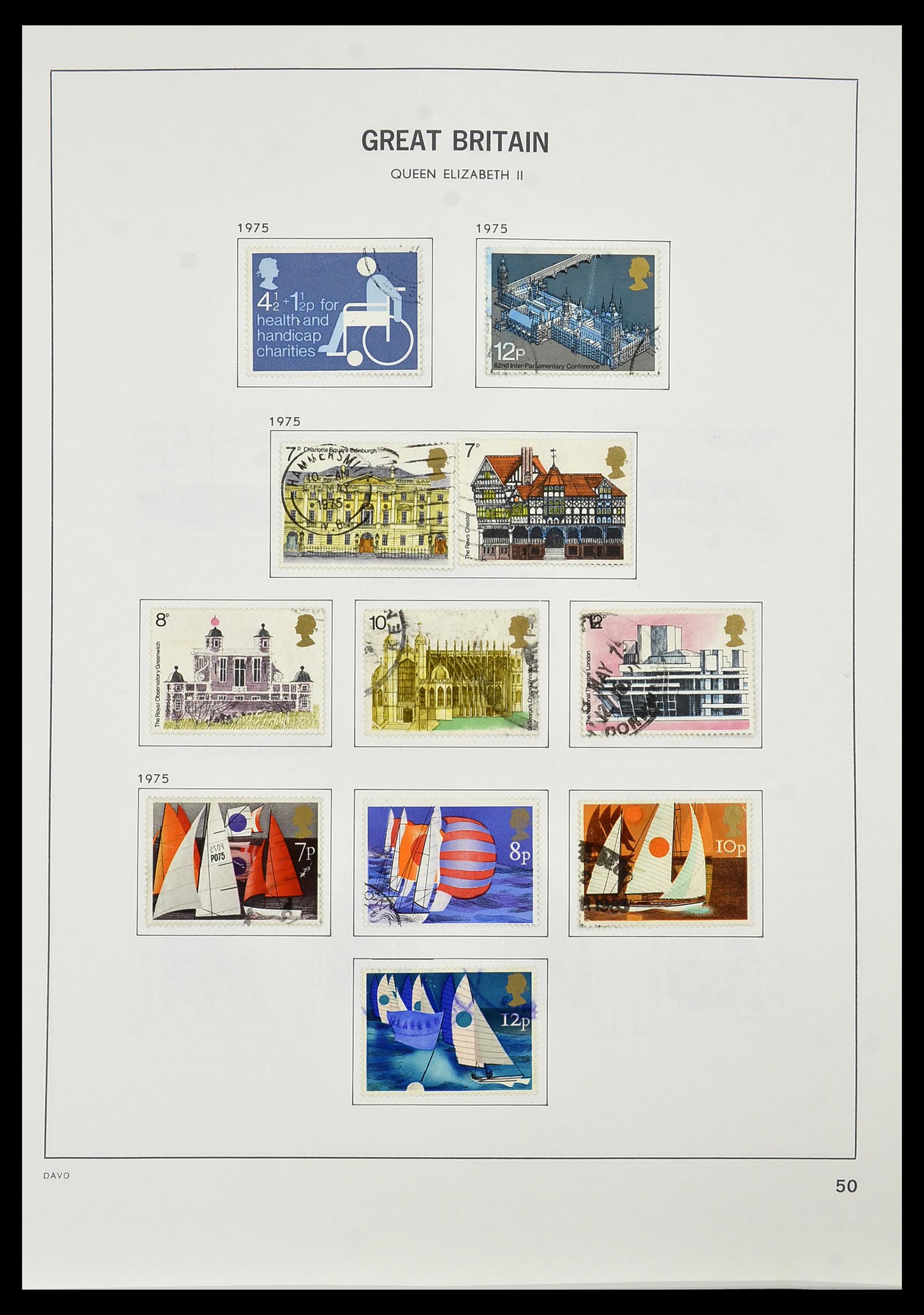 34306 059 - Stamp collection 34306 Great Britain 1841-1995.