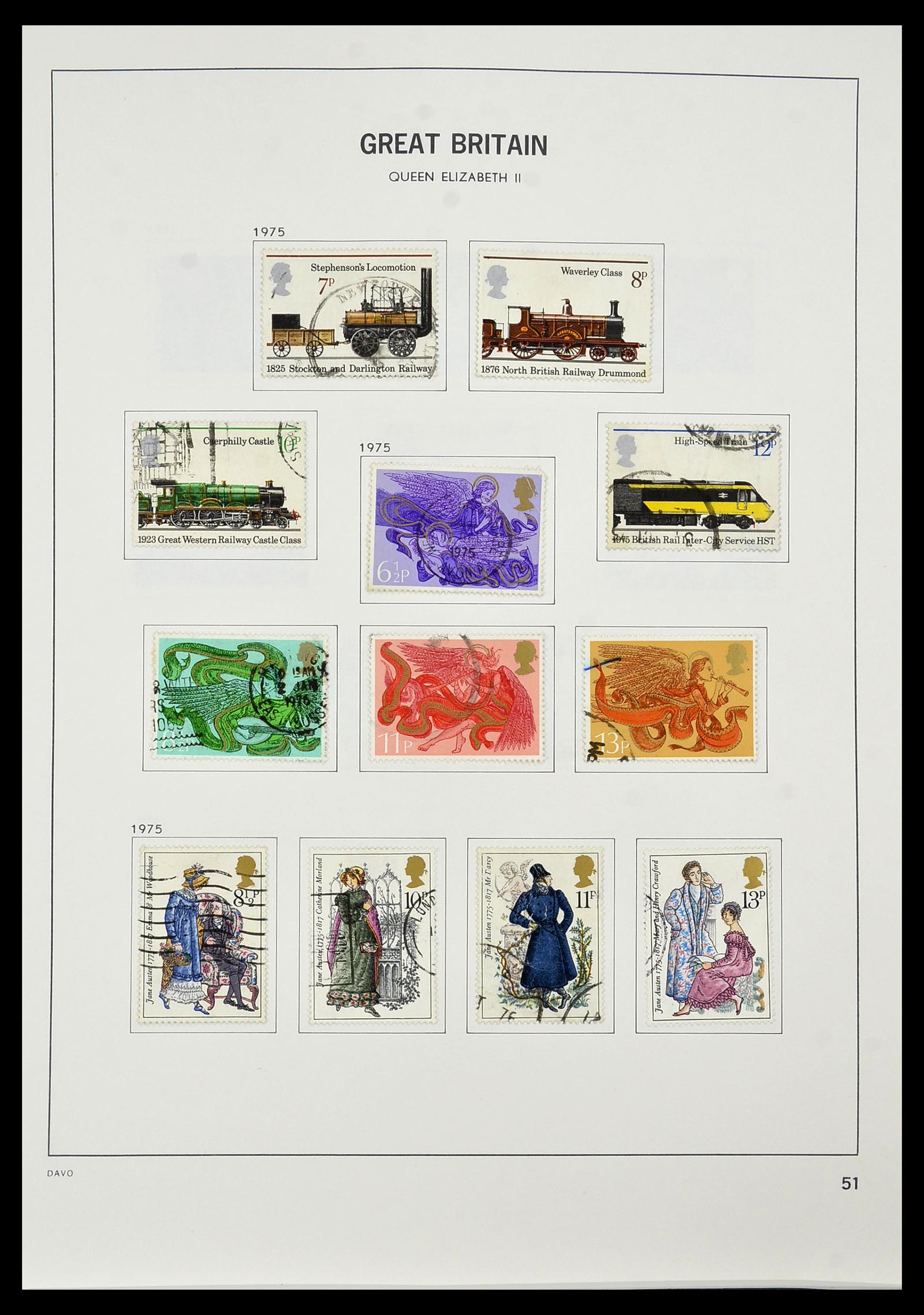 34306 060 - Stamp collection 34306 Great Britain 1841-1995.