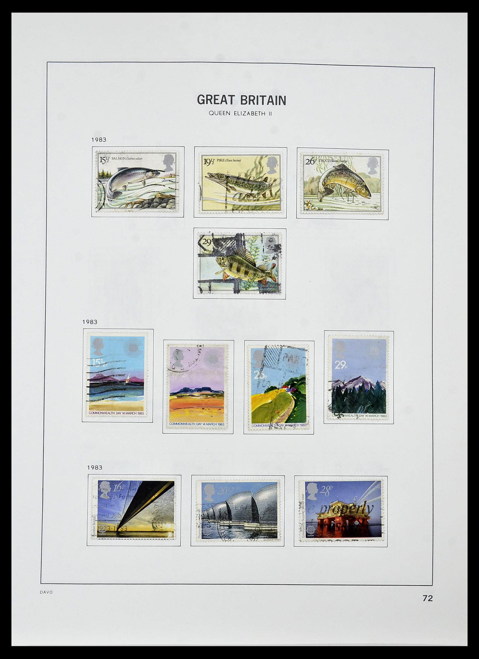 34306 081 - Postzegelverzameling 34306 Engeland 1841-1995.