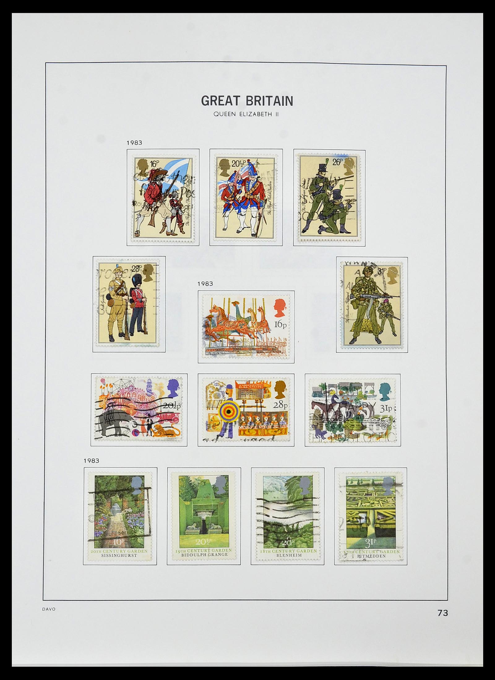 34306 082 - Postzegelverzameling 34306 Engeland 1841-1995.
