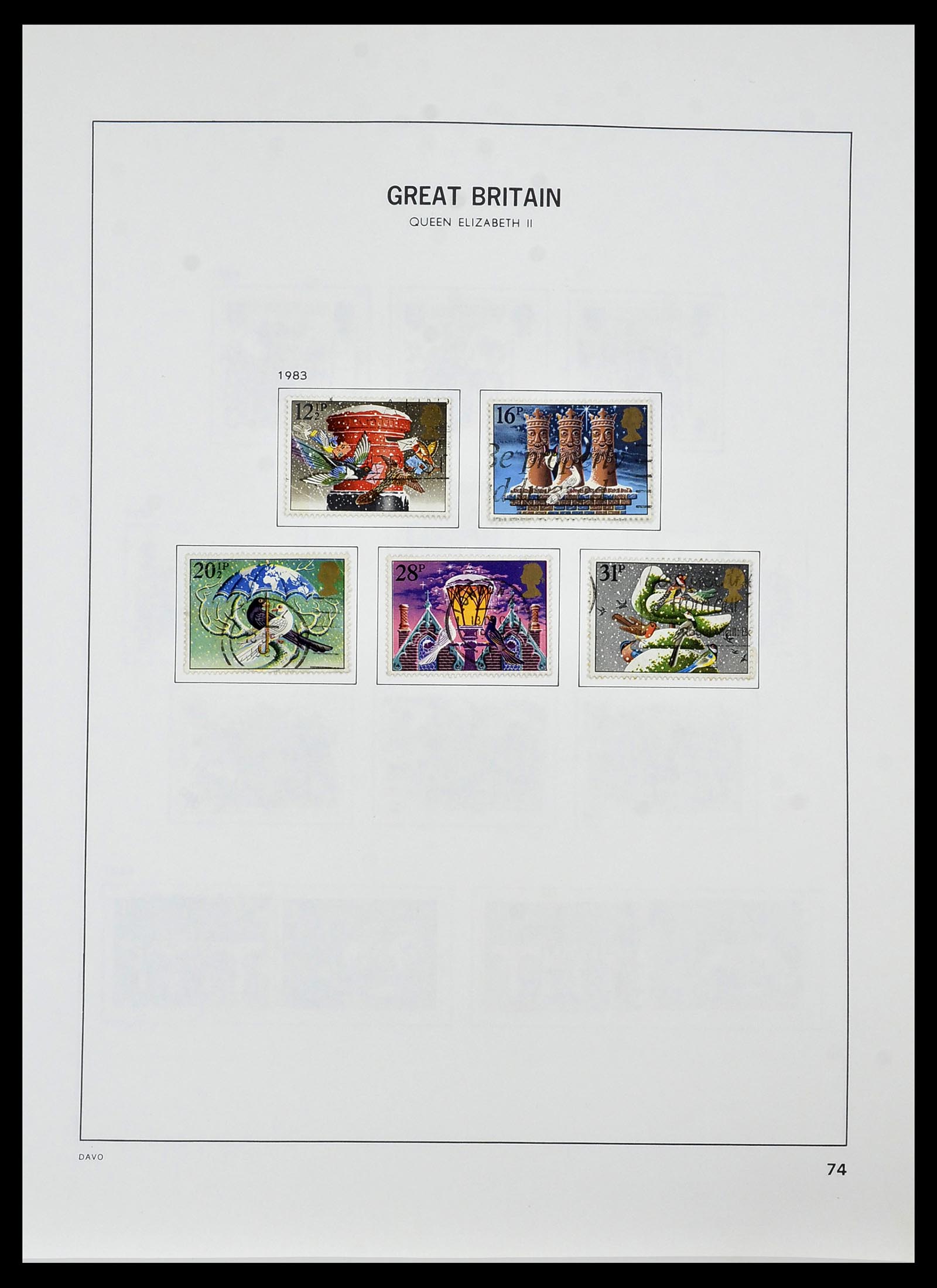 34306 083 - Postzegelverzameling 34306 Engeland 1841-1995.