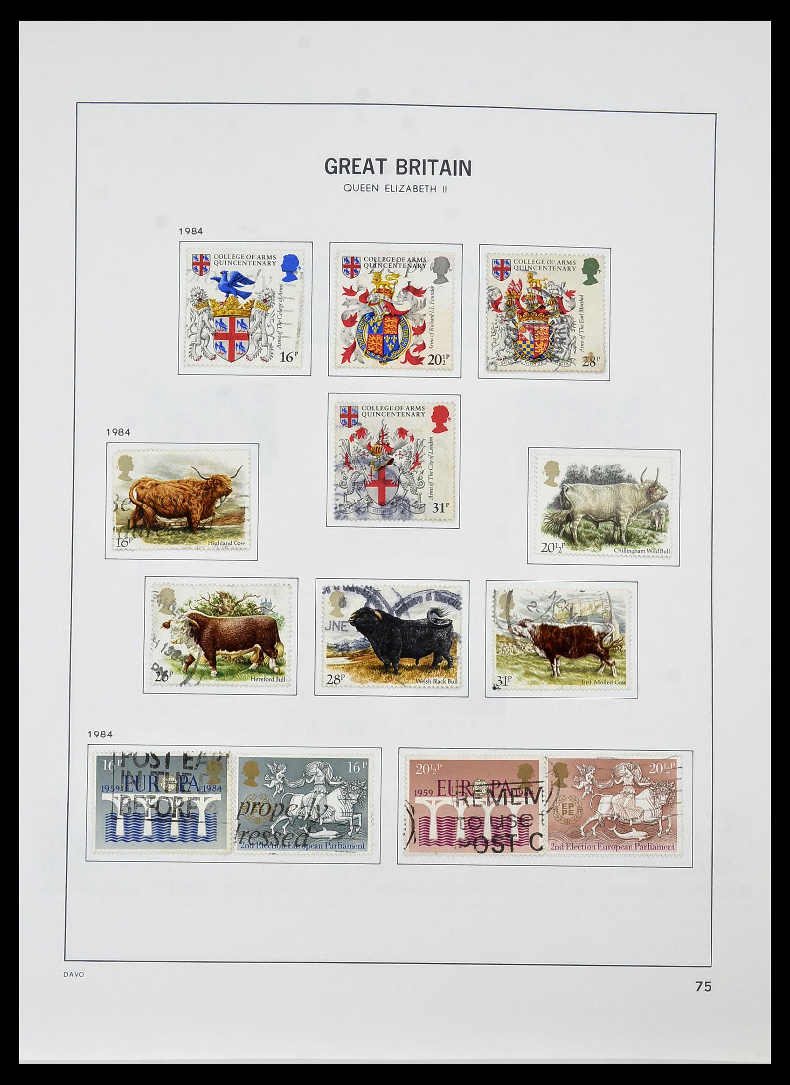 34306 084 - Postzegelverzameling 34306 Engeland 1841-1995.