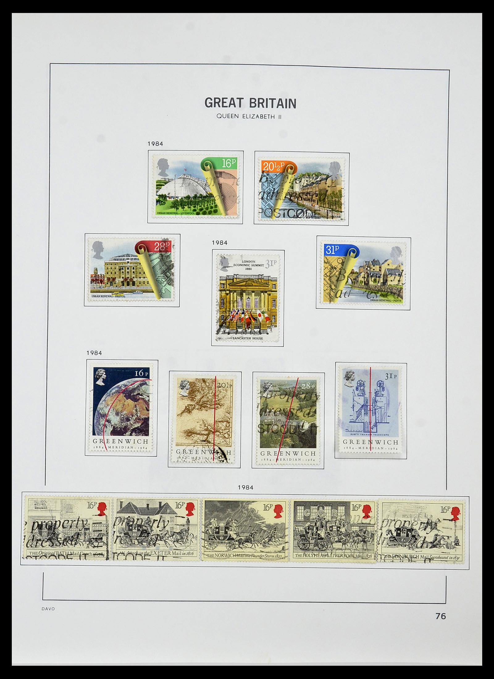 34306 085 - Postzegelverzameling 34306 Engeland 1841-1995.