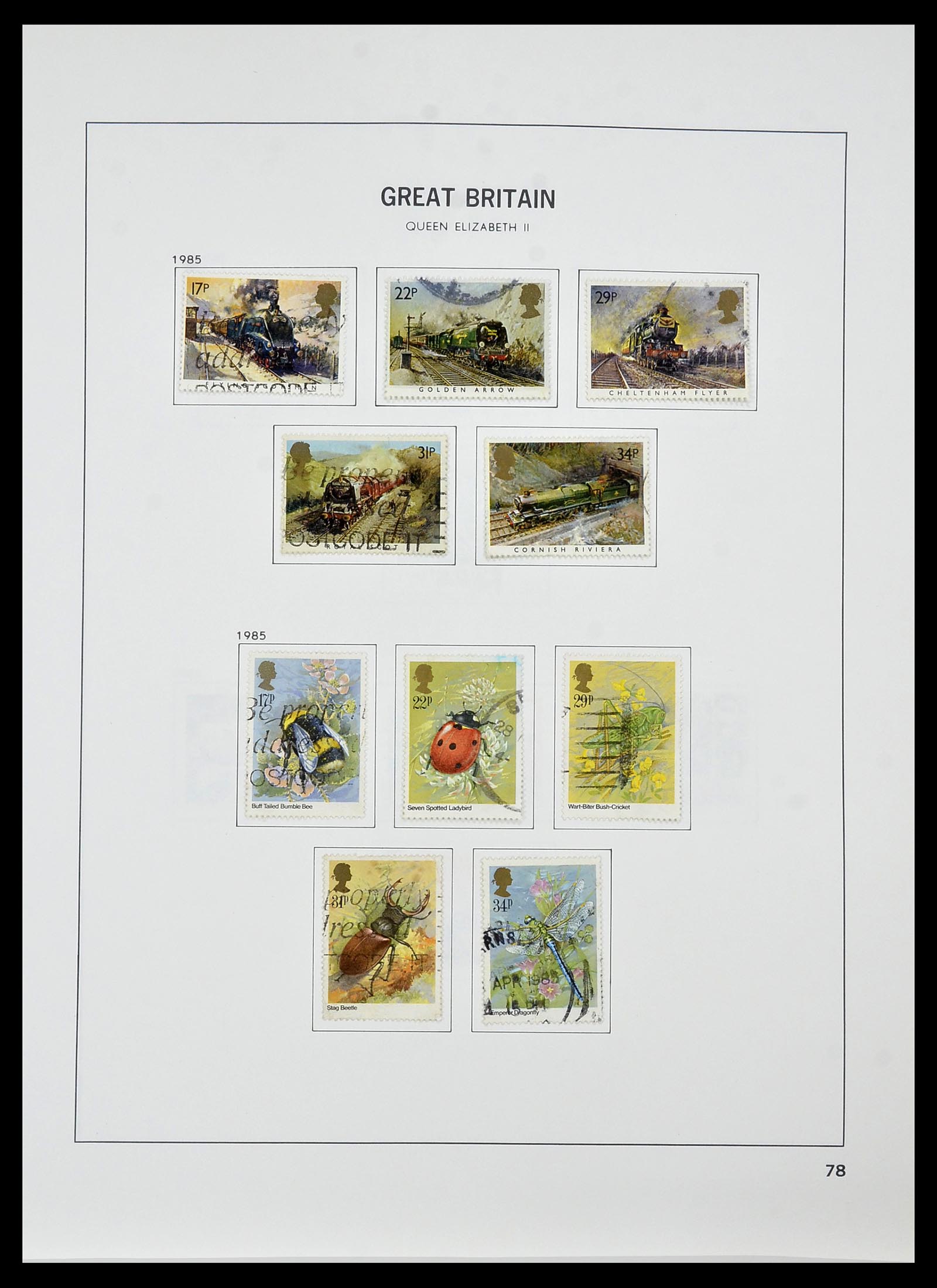 34306 087 - Postzegelverzameling 34306 Engeland 1841-1995.