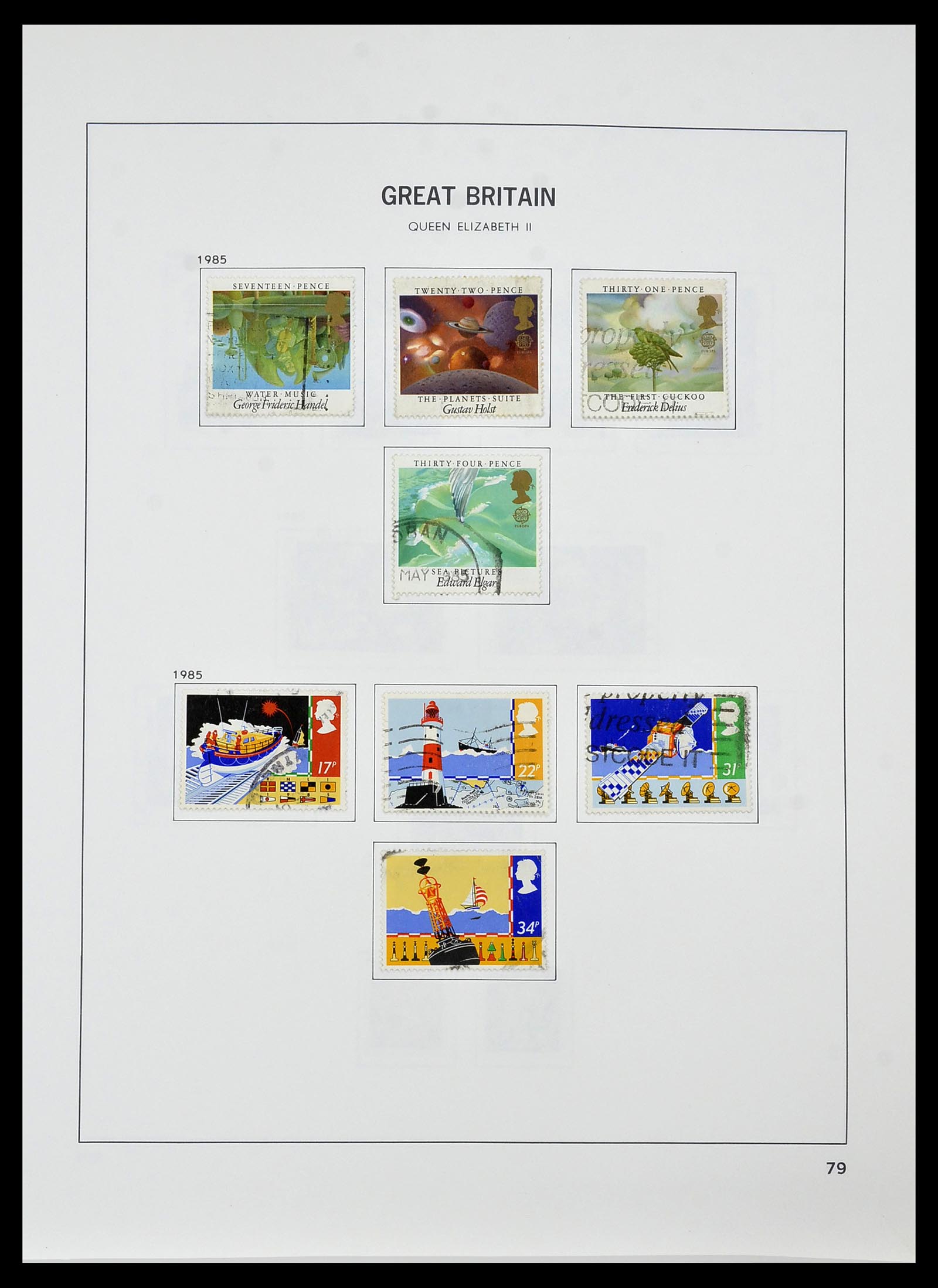 34306 088 - Postzegelverzameling 34306 Engeland 1841-1995.