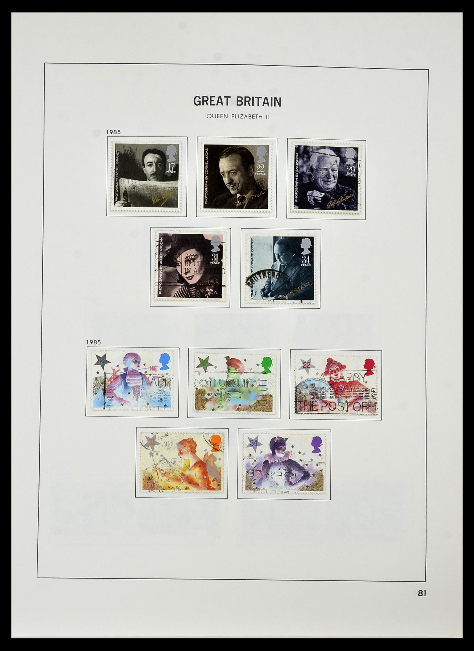 34306 090 - Postzegelverzameling 34306 Engeland 1841-1995.