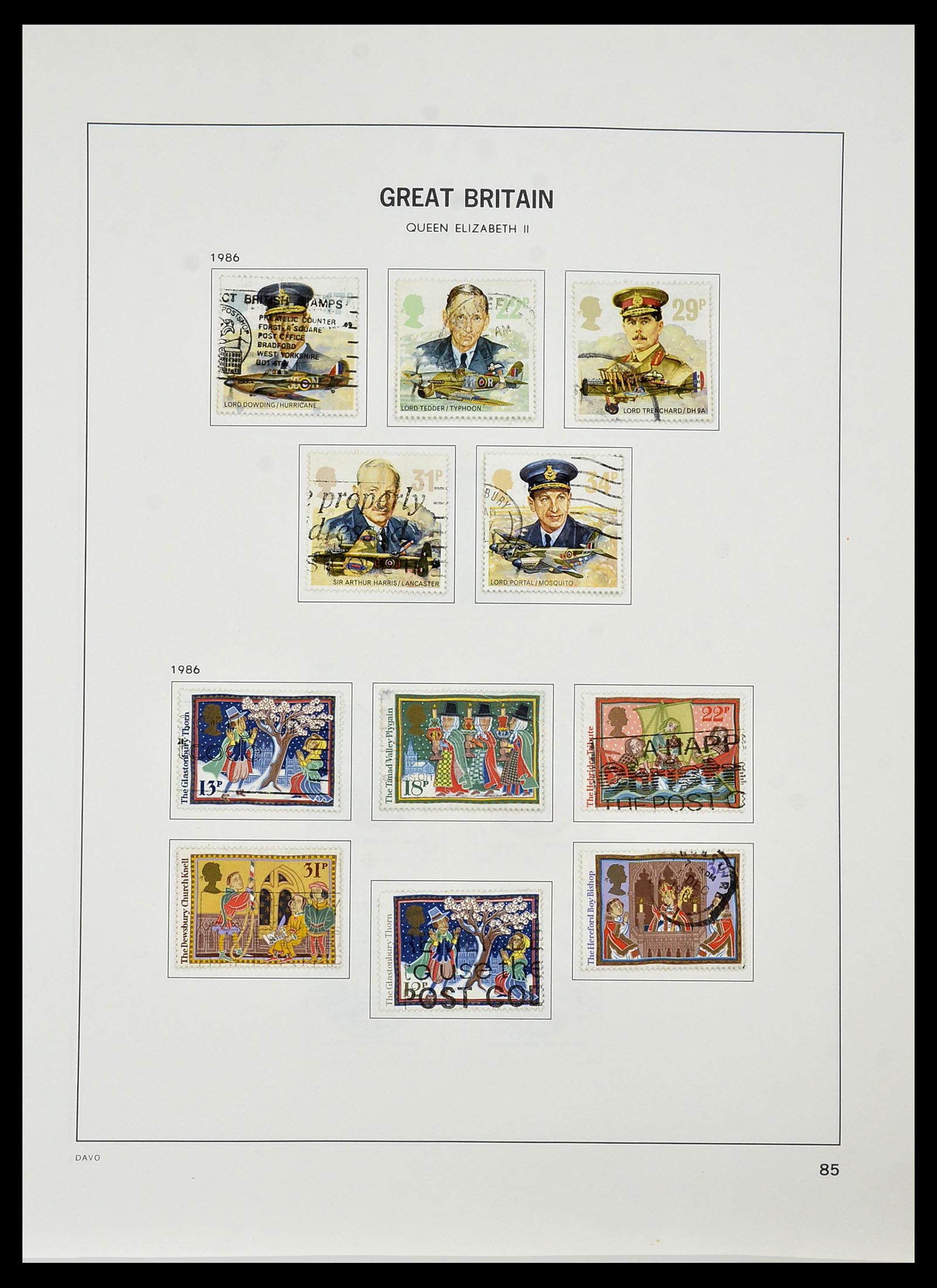 34306 094 - Postzegelverzameling 34306 Engeland 1841-1995.