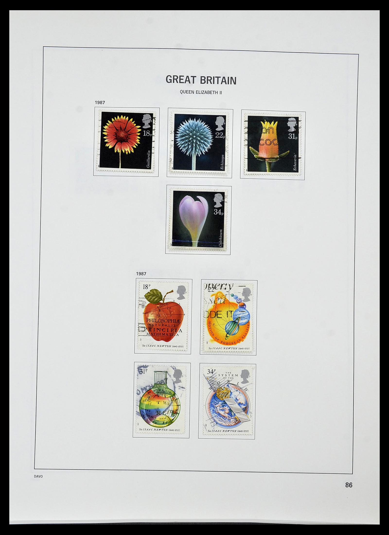 34306 096 - Postzegelverzameling 34306 Engeland 1841-1995.