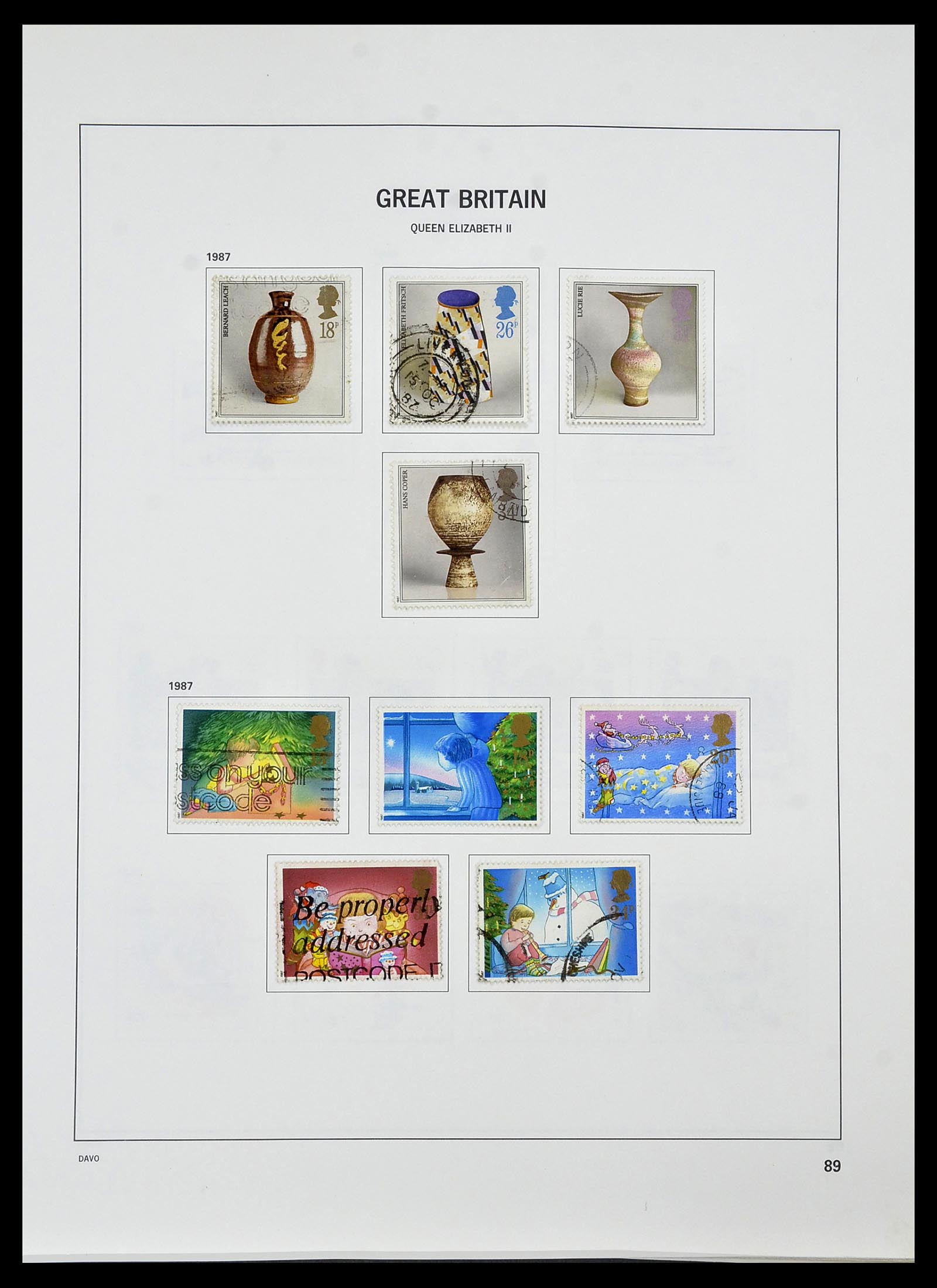34306 098 - Postzegelverzameling 34306 Engeland 1841-1995.