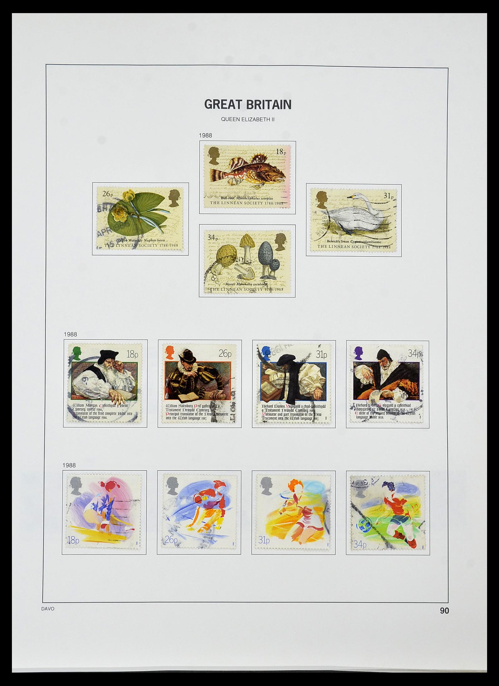 34306 099 - Postzegelverzameling 34306 Engeland 1841-1995.
