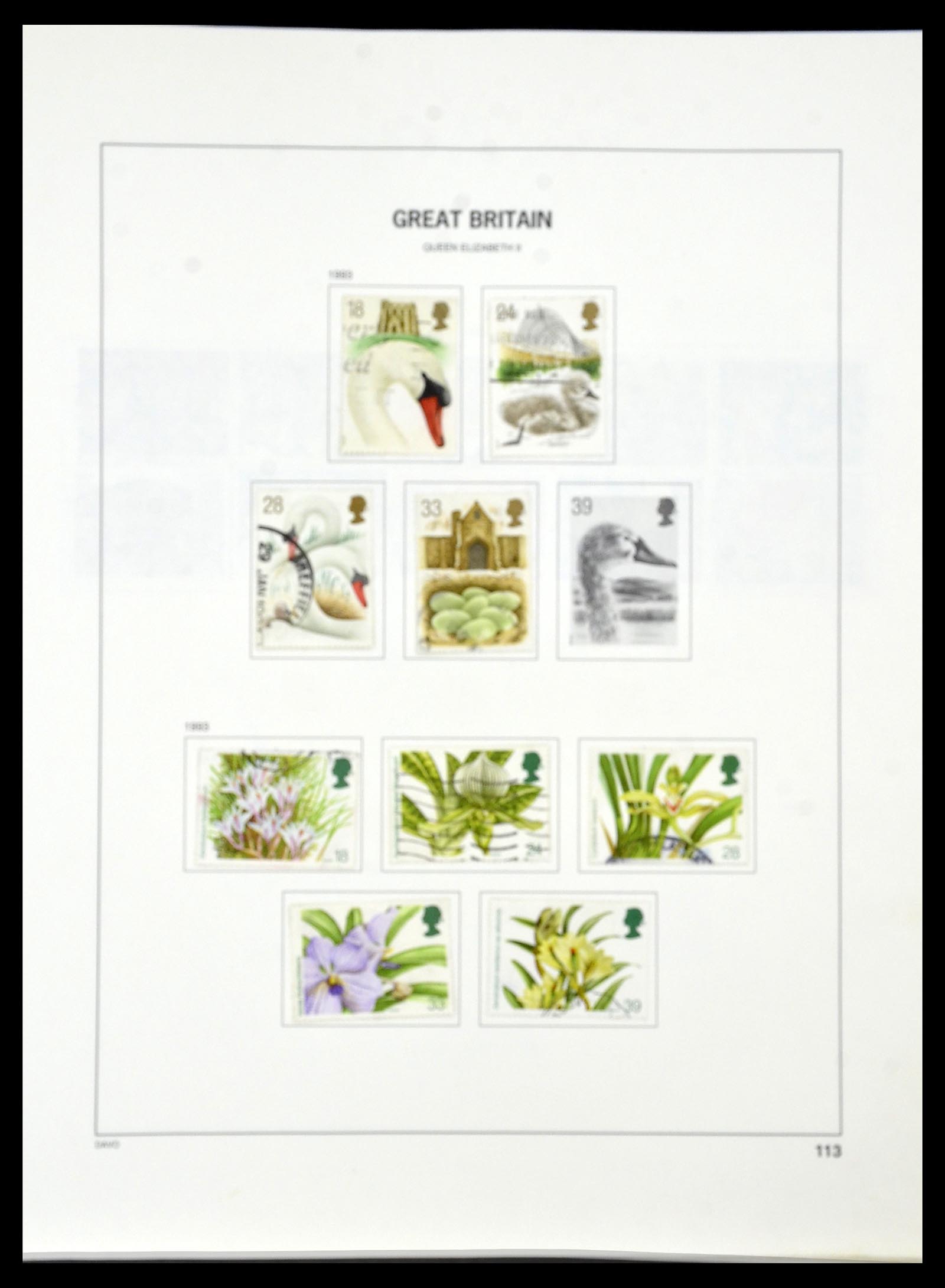 34306 122 - Postzegelverzameling 34306 Engeland 1841-1995.