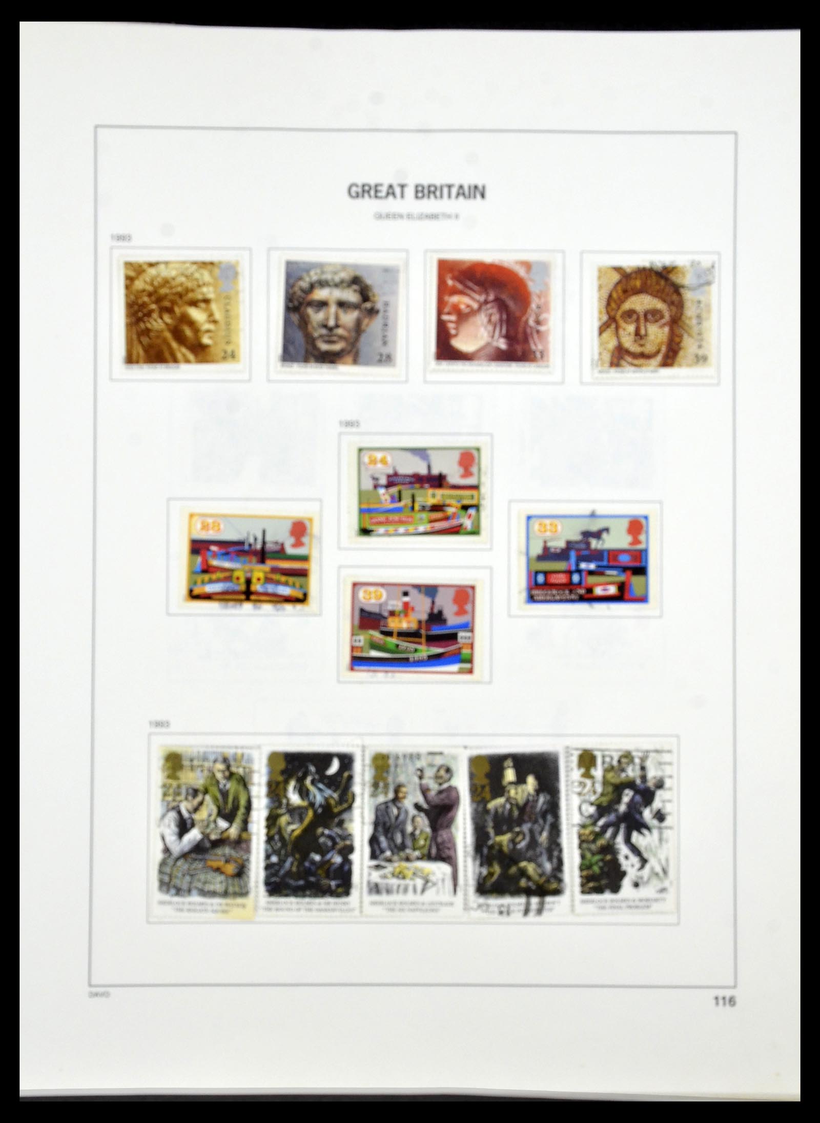 34306 125 - Postzegelverzameling 34306 Engeland 1841-1995.