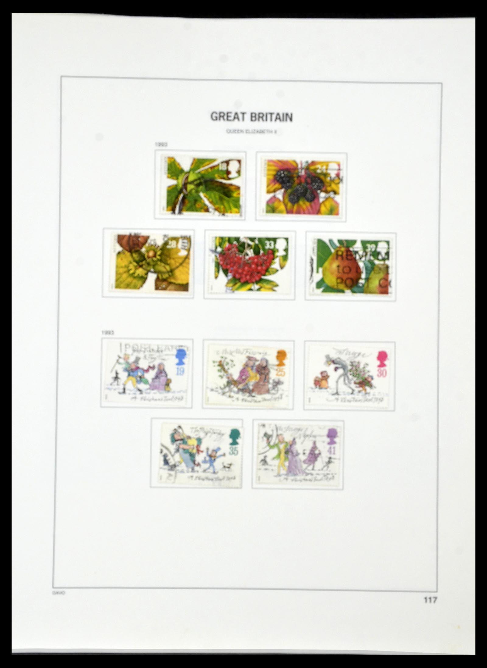 34306 126 - Postzegelverzameling 34306 Engeland 1841-1995.