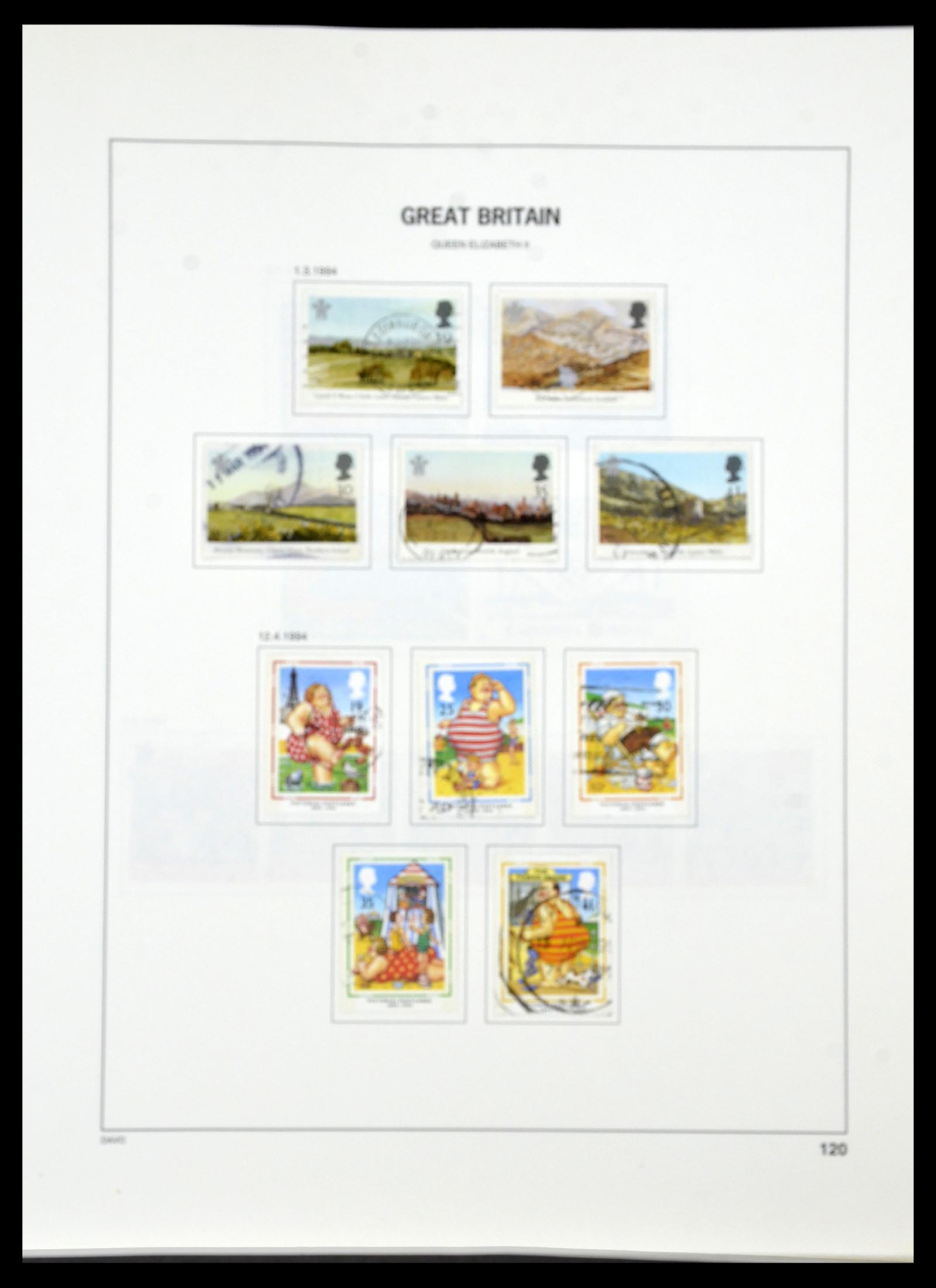 34306 129 - Postzegelverzameling 34306 Engeland 1841-1995.