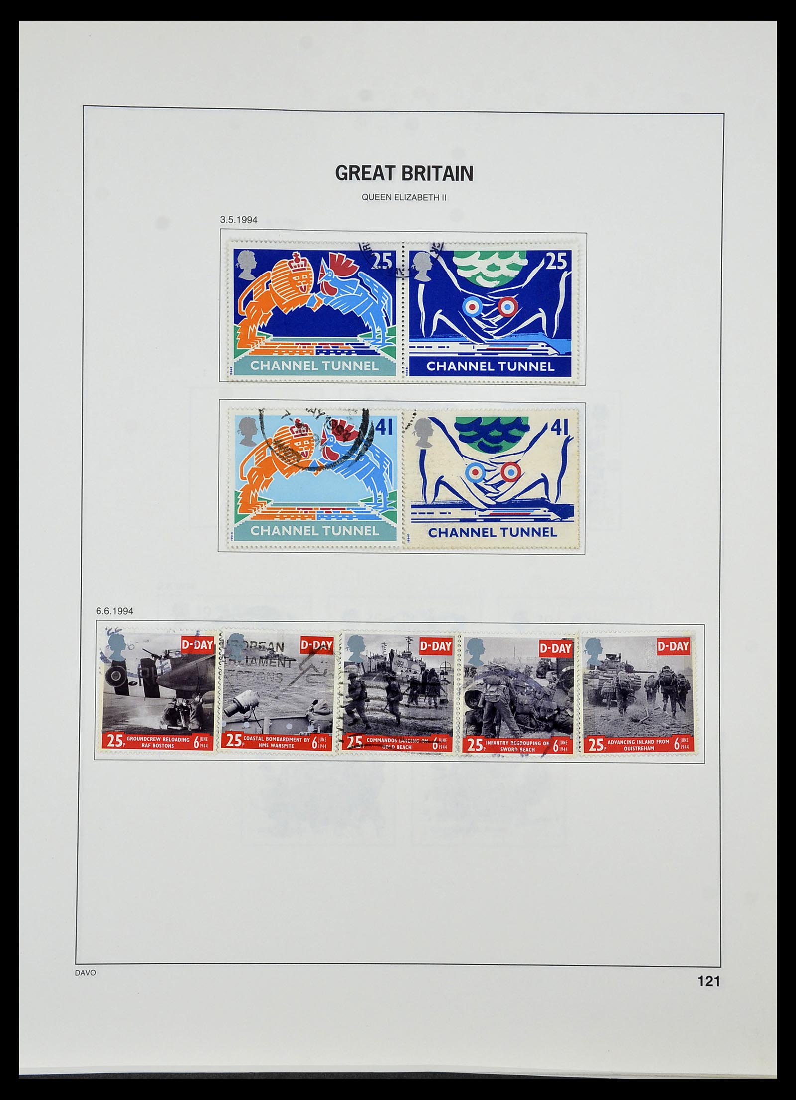 34306 130 - Postzegelverzameling 34306 Engeland 1841-1995.