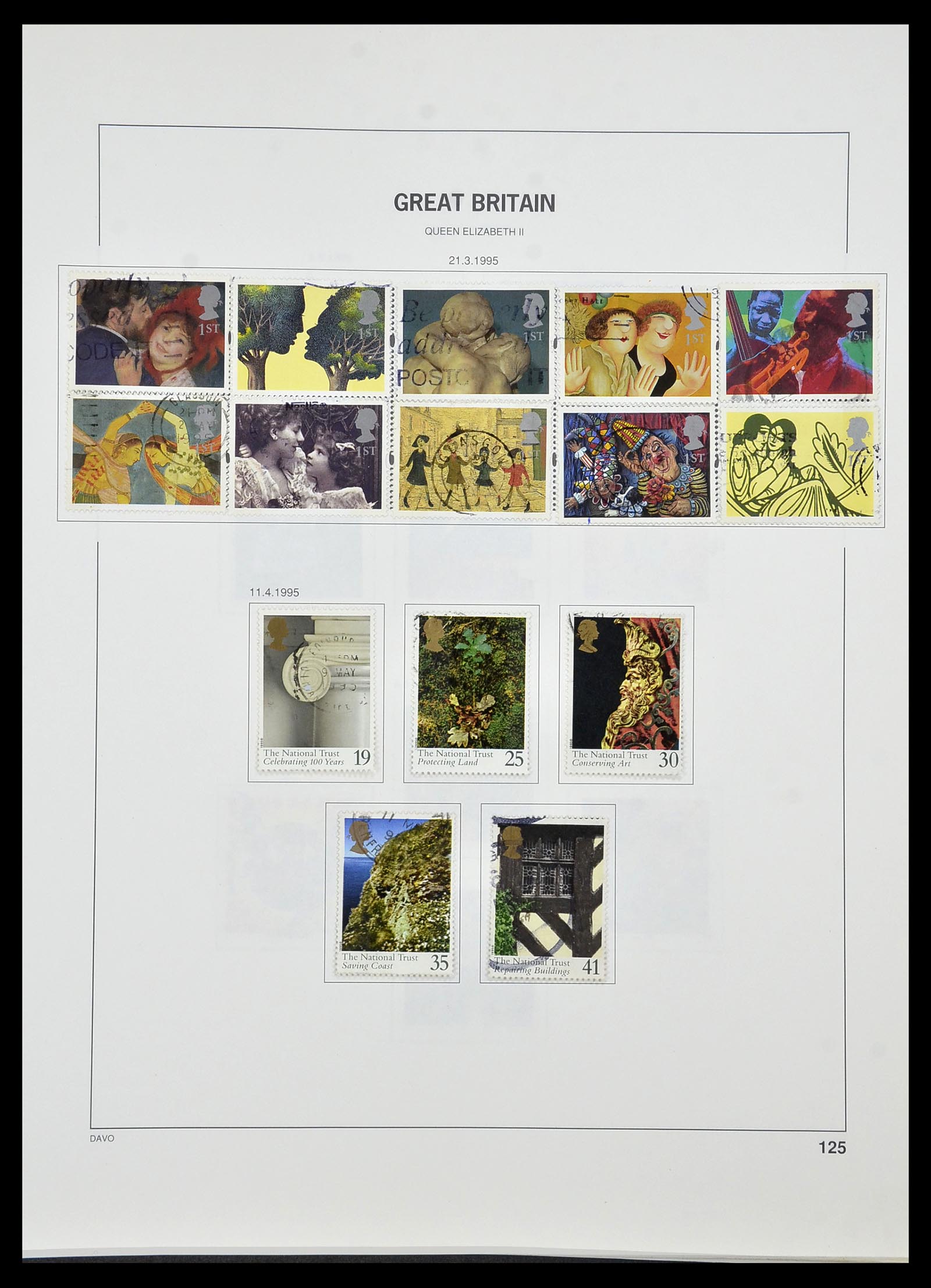 34306 134 - Postzegelverzameling 34306 Engeland 1841-1995.