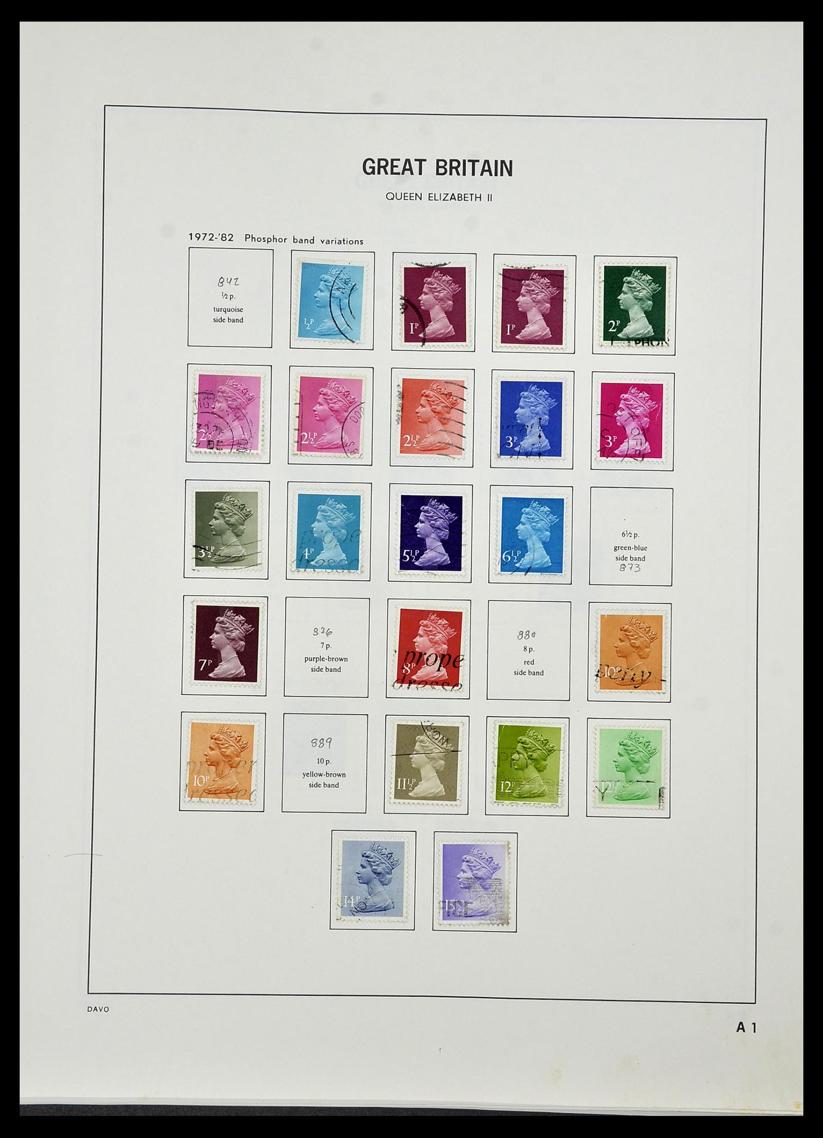 34306 138 - Postzegelverzameling 34306 Engeland 1841-1995.