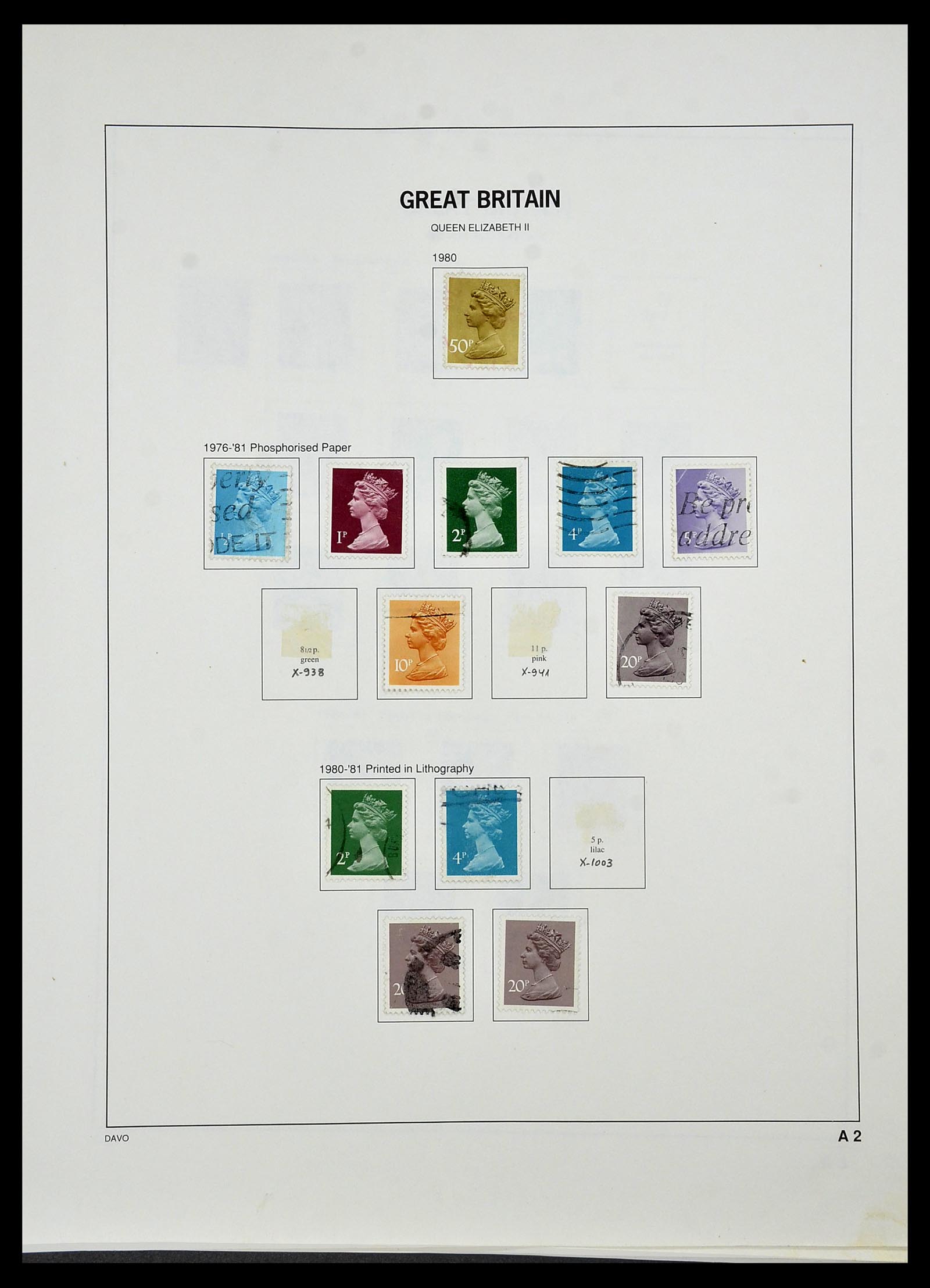 34306 139 - Postzegelverzameling 34306 Engeland 1841-1995.