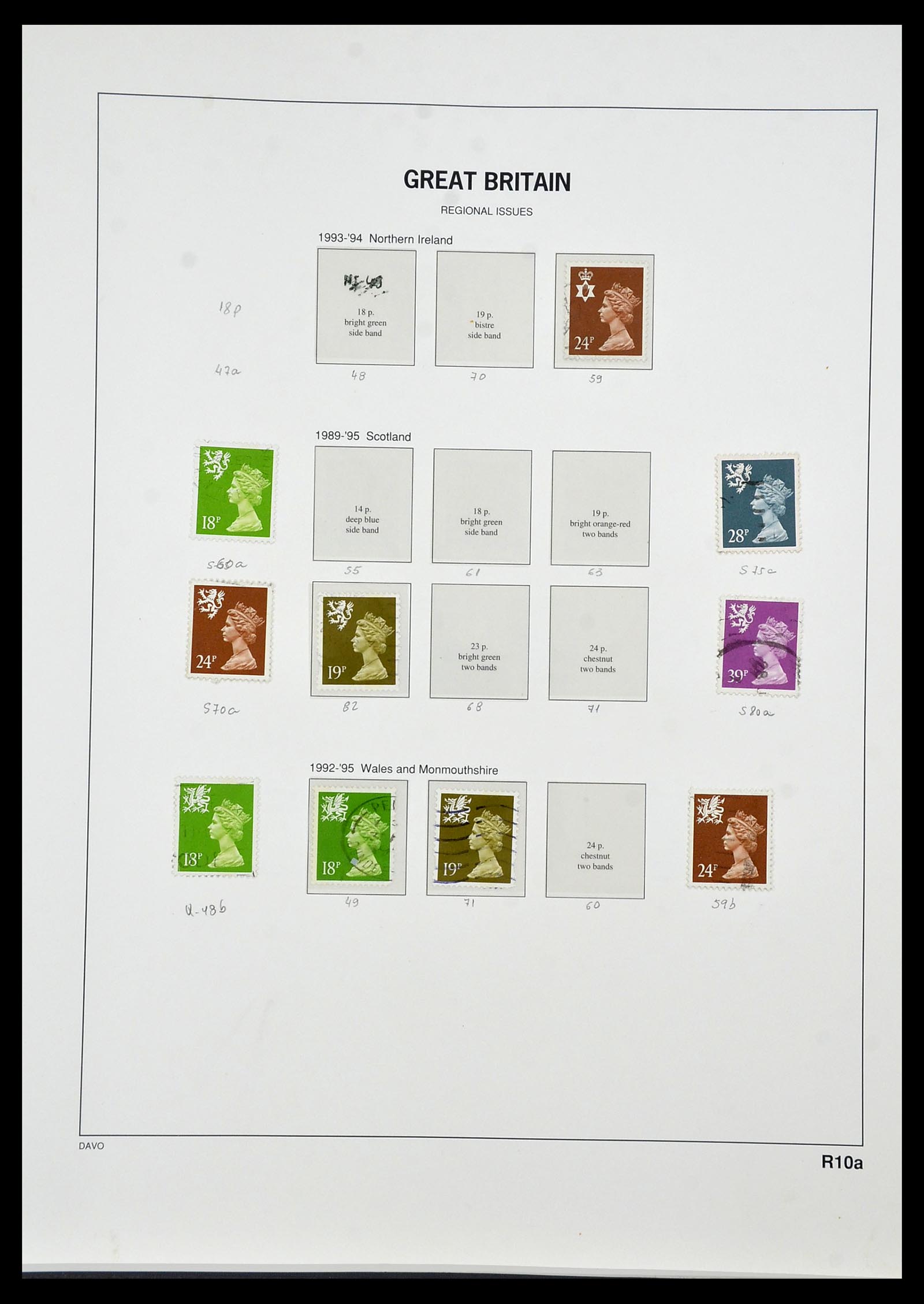 34306 162 - Postzegelverzameling 34306 Engeland 1841-1995.
