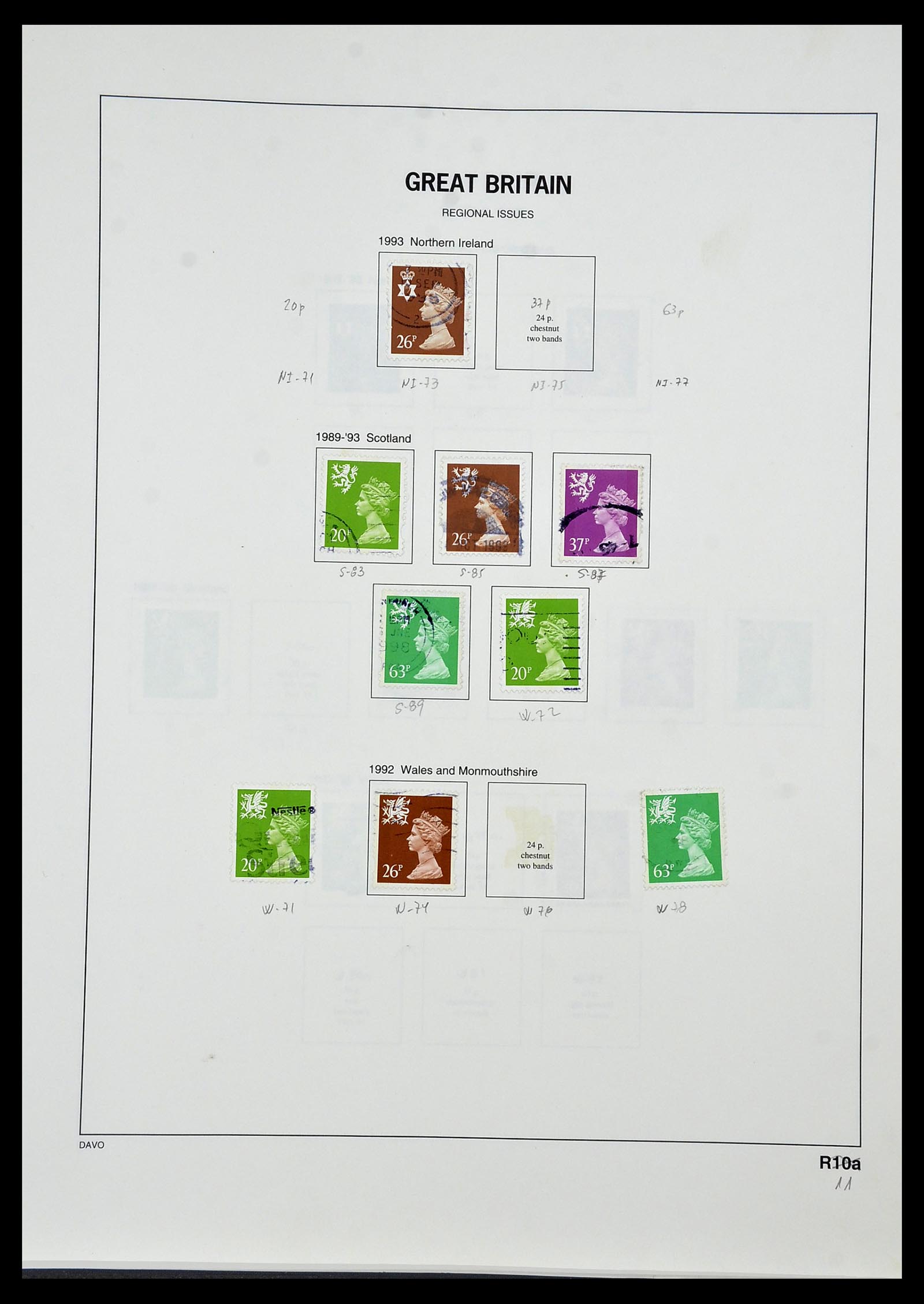 34306 163 - Postzegelverzameling 34306 Engeland 1841-1995.