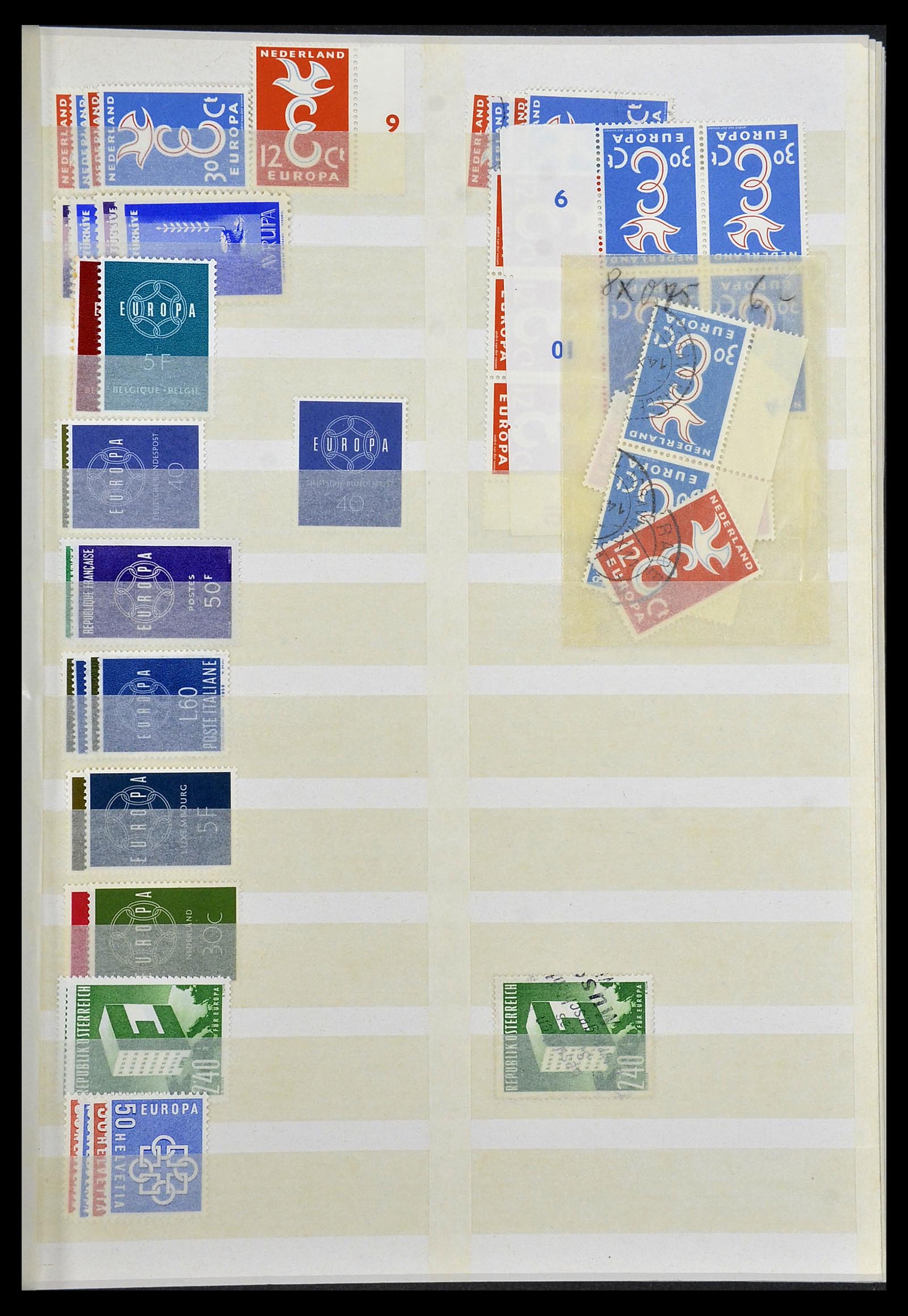 34308 003 - Postzegelverzameling 34308 Europa CEPT 1956-2000.