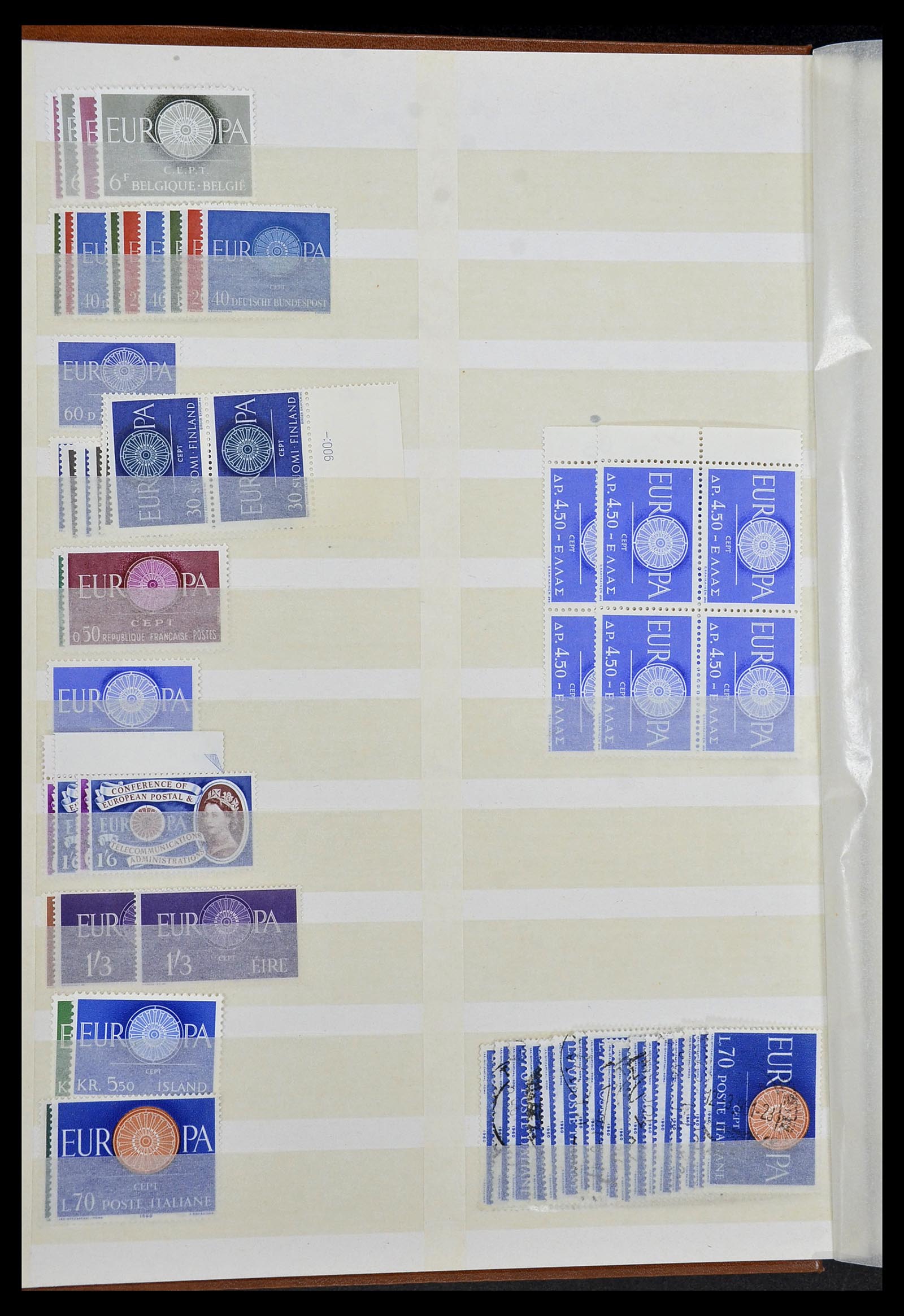 34308 004 - Postzegelverzameling 34308 Europa CEPT 1956-2000.
