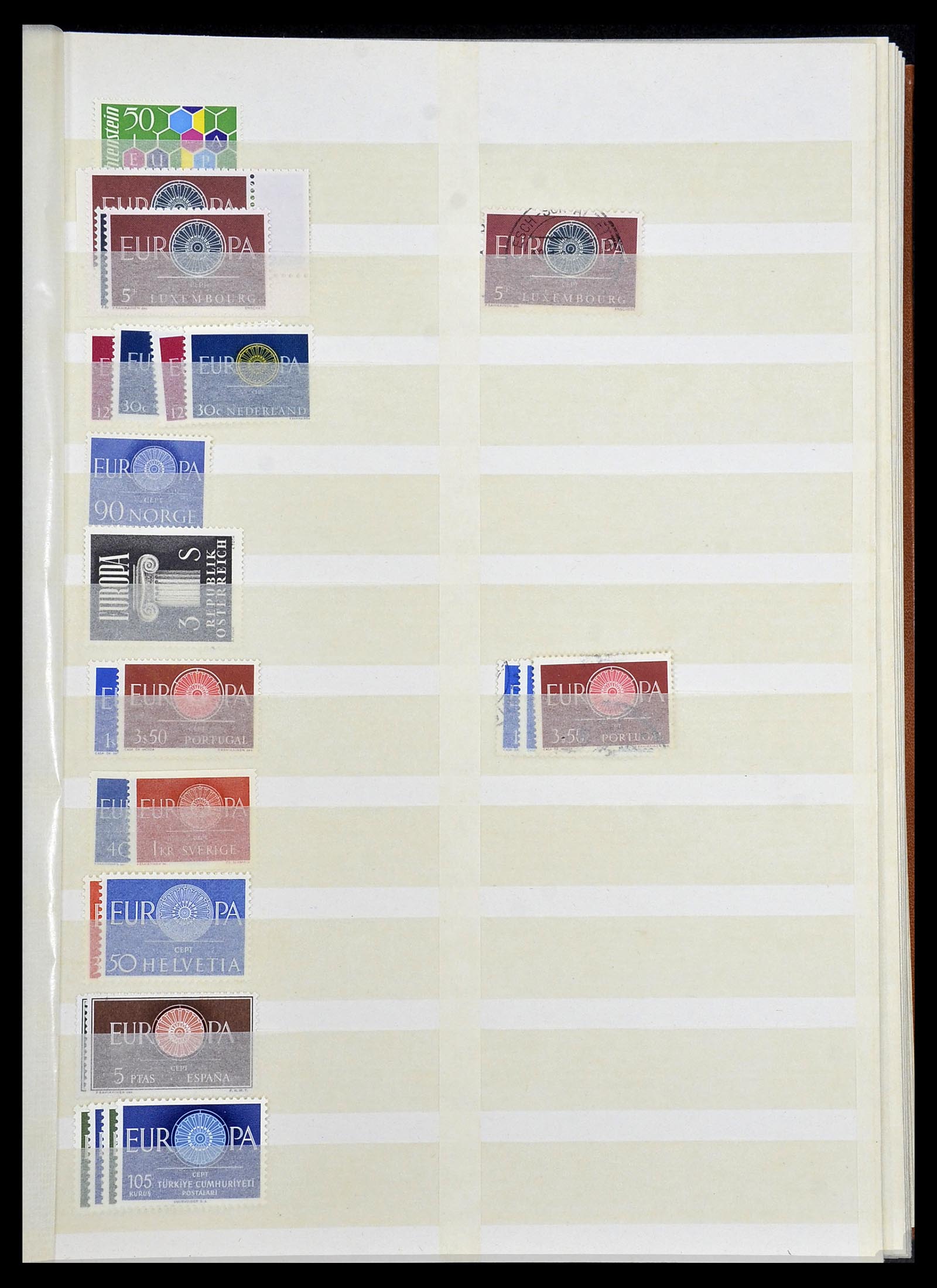 34308 005 - Postzegelverzameling 34308 Europa CEPT 1956-2000.