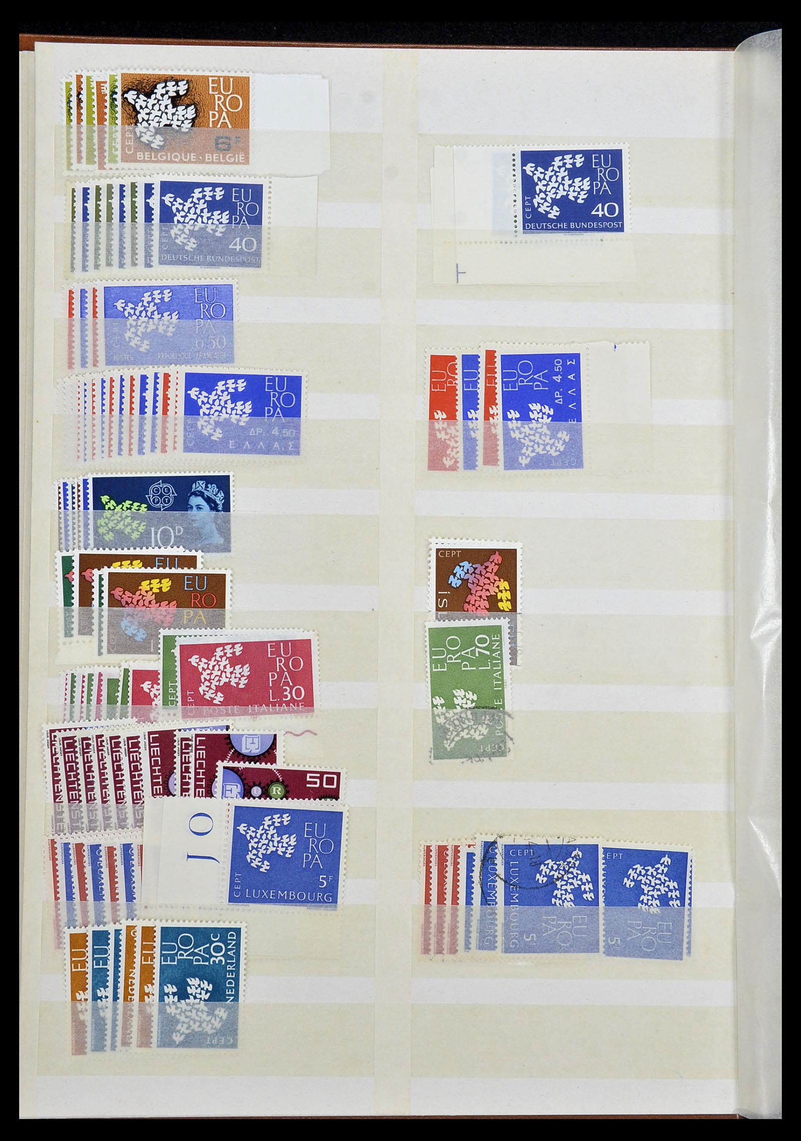 34308 006 - Postzegelverzameling 34308 Europa CEPT 1956-2000.