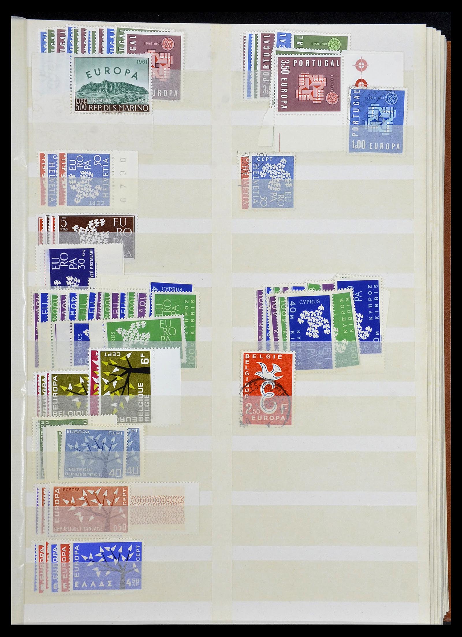 34308 007 - Postzegelverzameling 34308 Europa CEPT 1956-2000.