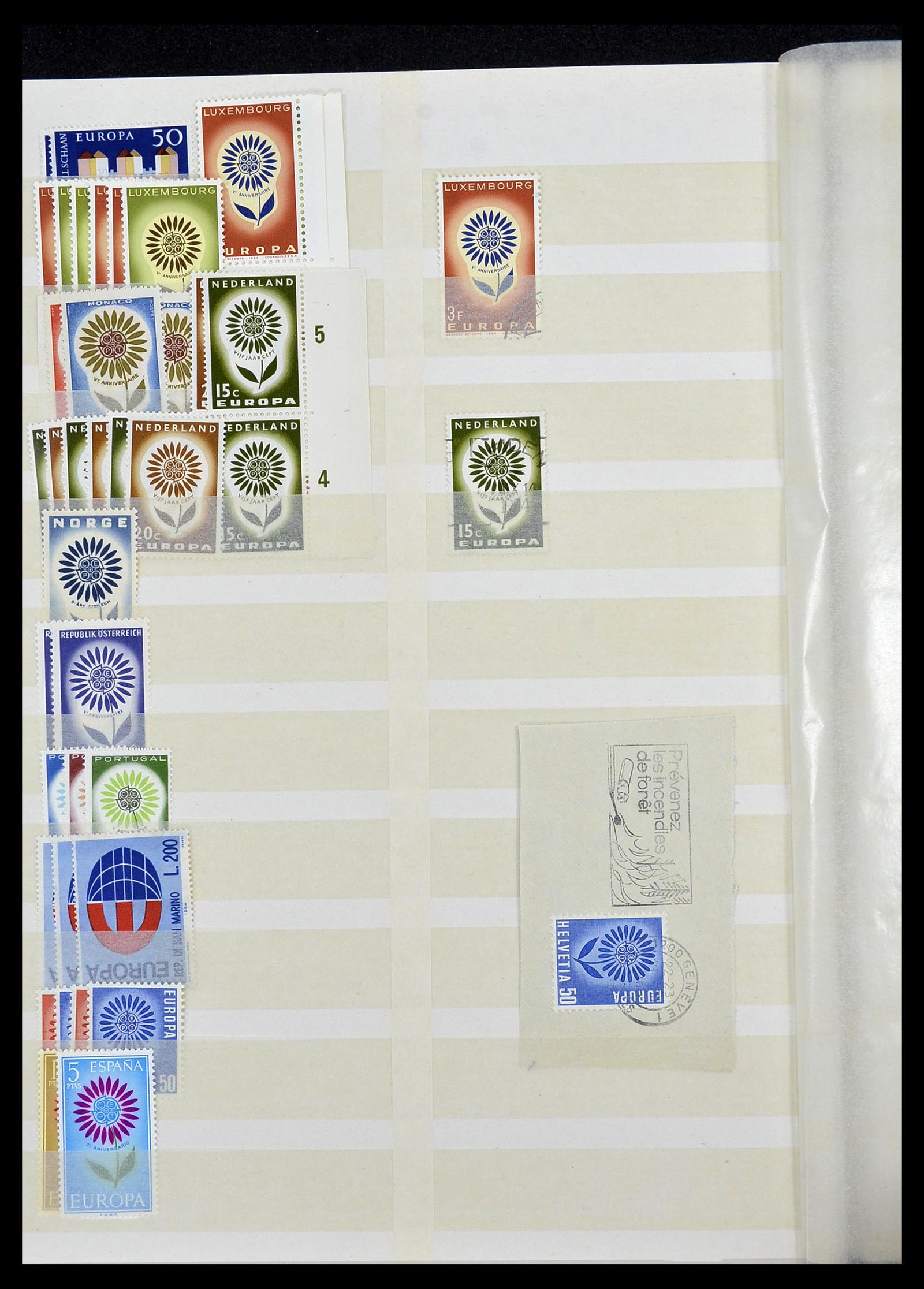 34308 012 - Postzegelverzameling 34308 Europa CEPT 1956-2000.
