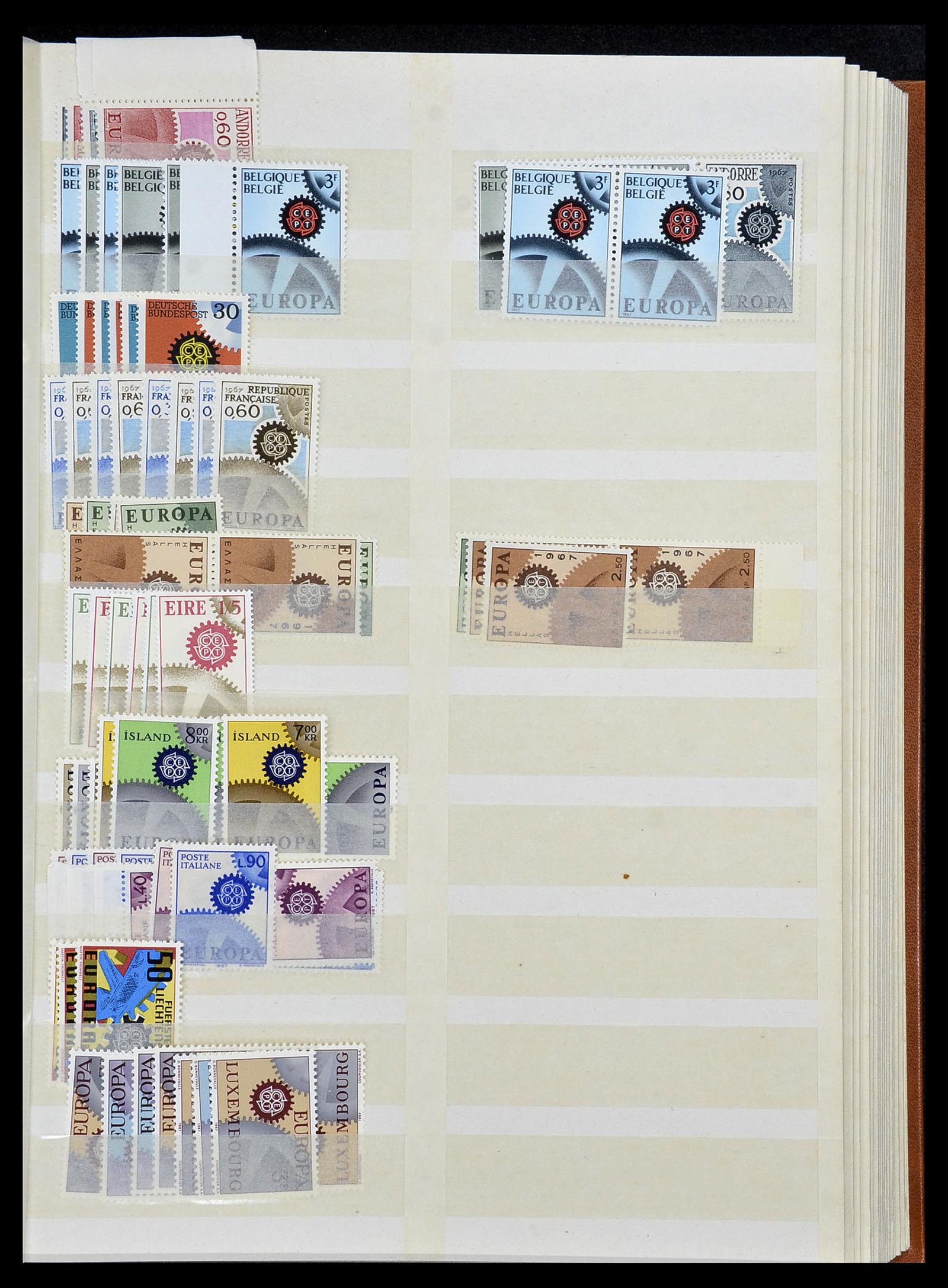 34308 017 - Postzegelverzameling 34308 Europa CEPT 1956-2000.