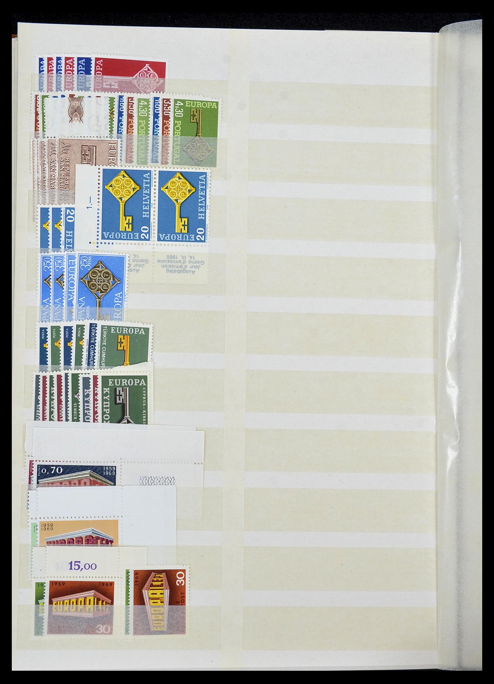 34308 020 - Postzegelverzameling 34308 Europa CEPT 1956-2000.